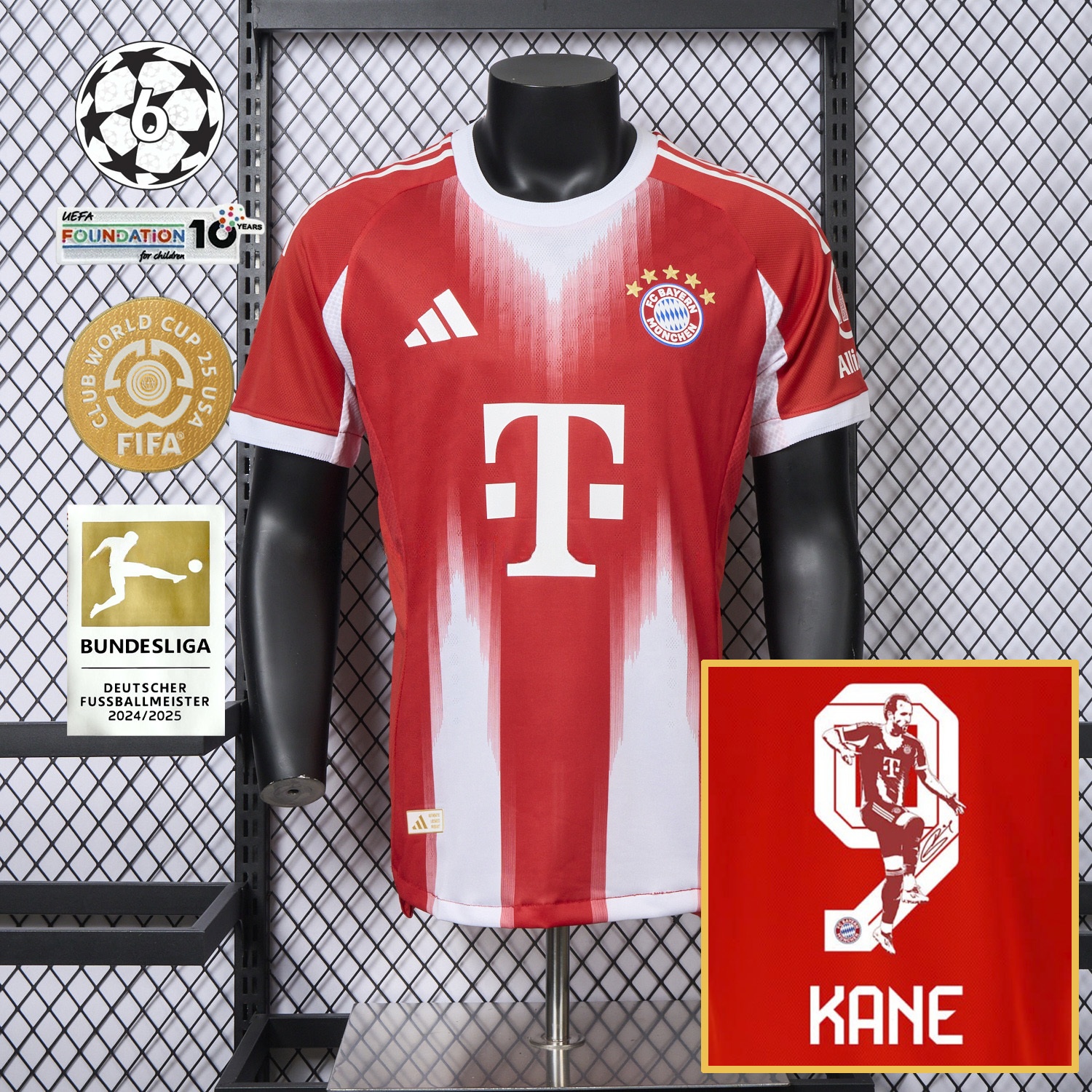 Bayern Munich 25-26 Home Kane Limited Edition Jersey - Player Version - UnitedFutballJersey