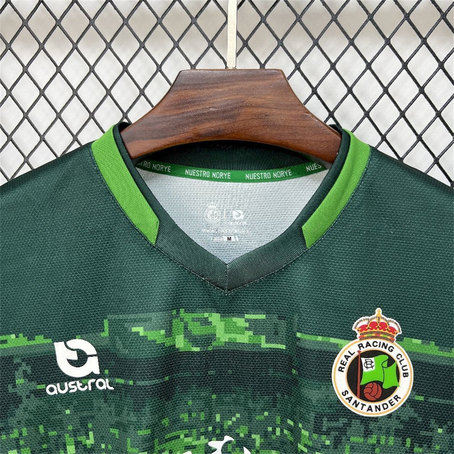 Racing de Santander 25-26 Away Green Jersey - Fans Version - UnitedFutballJersey