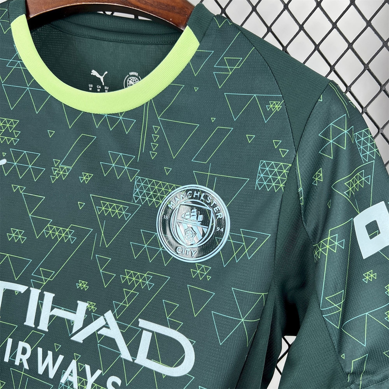 Manchester City 25-26 Fourth Green Jersey - Fans Version - UnitedFutballJersey