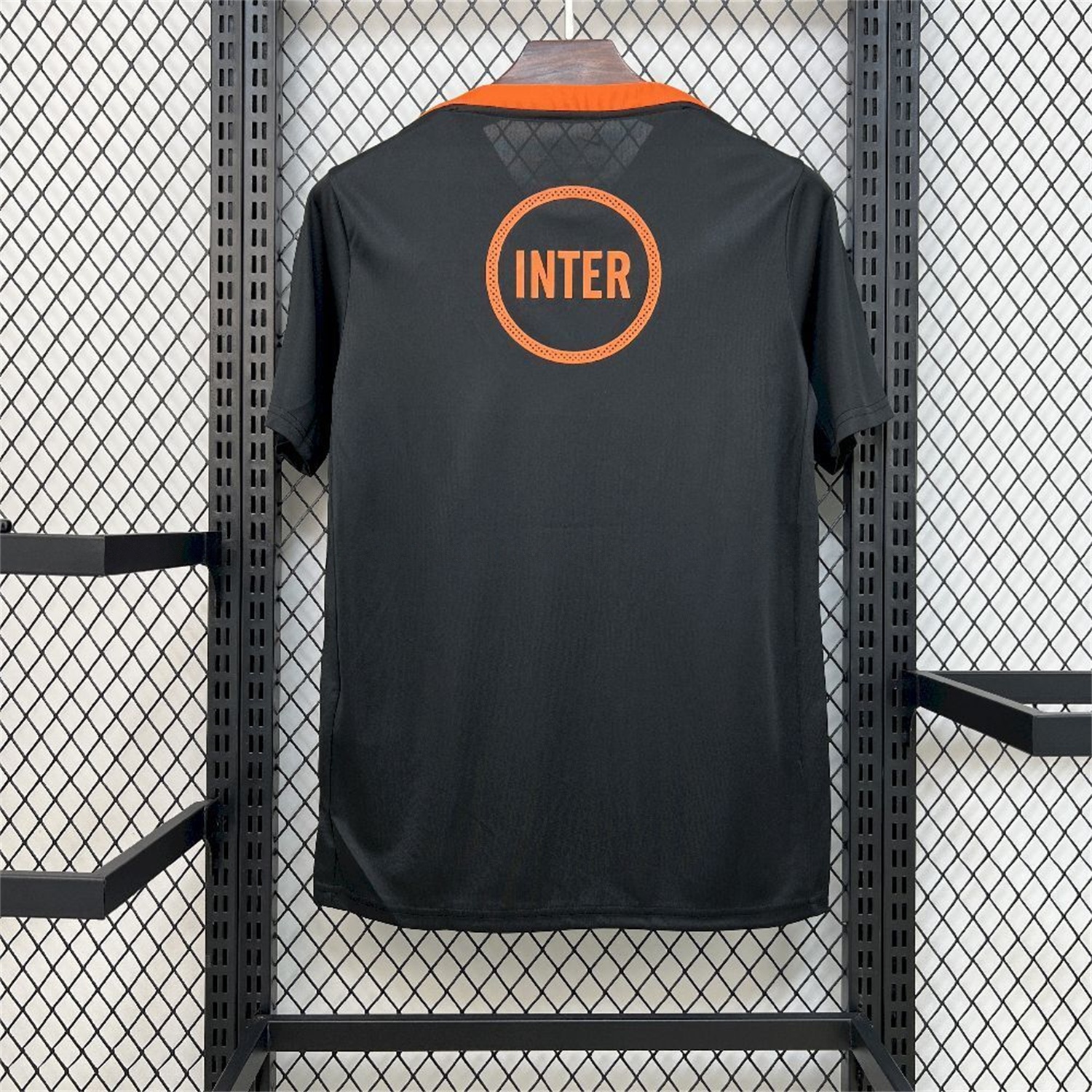 Inter Milan 25-26 Orange And Black Training Jersey - Fans Version - UnitedFutballJersey