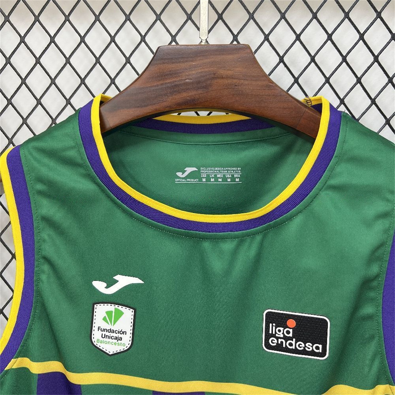 Malaga 25-26 Green Basketball Training Vest - Fans Version - UnitedFutballJersey