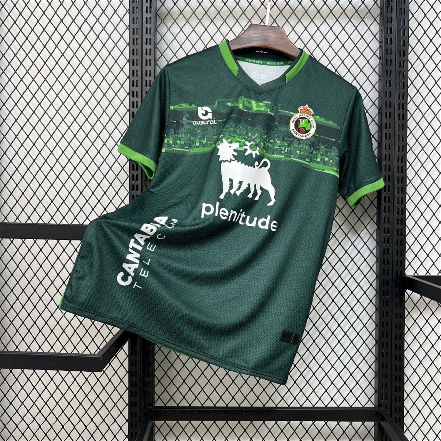 Racing de Santander 25-26 Away Green Jersey - Fans Version - UnitedFutballJersey