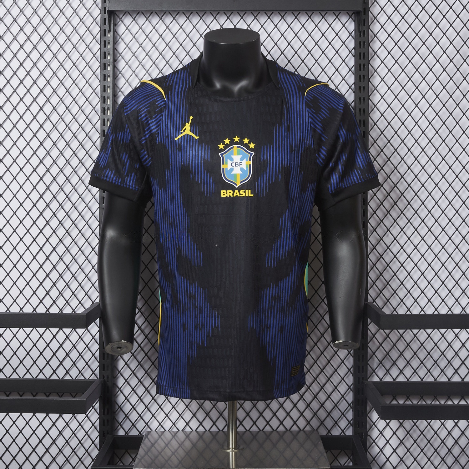 Brazil 2026 Away Blue Jersey - Player Version - UnitedFutballJersey