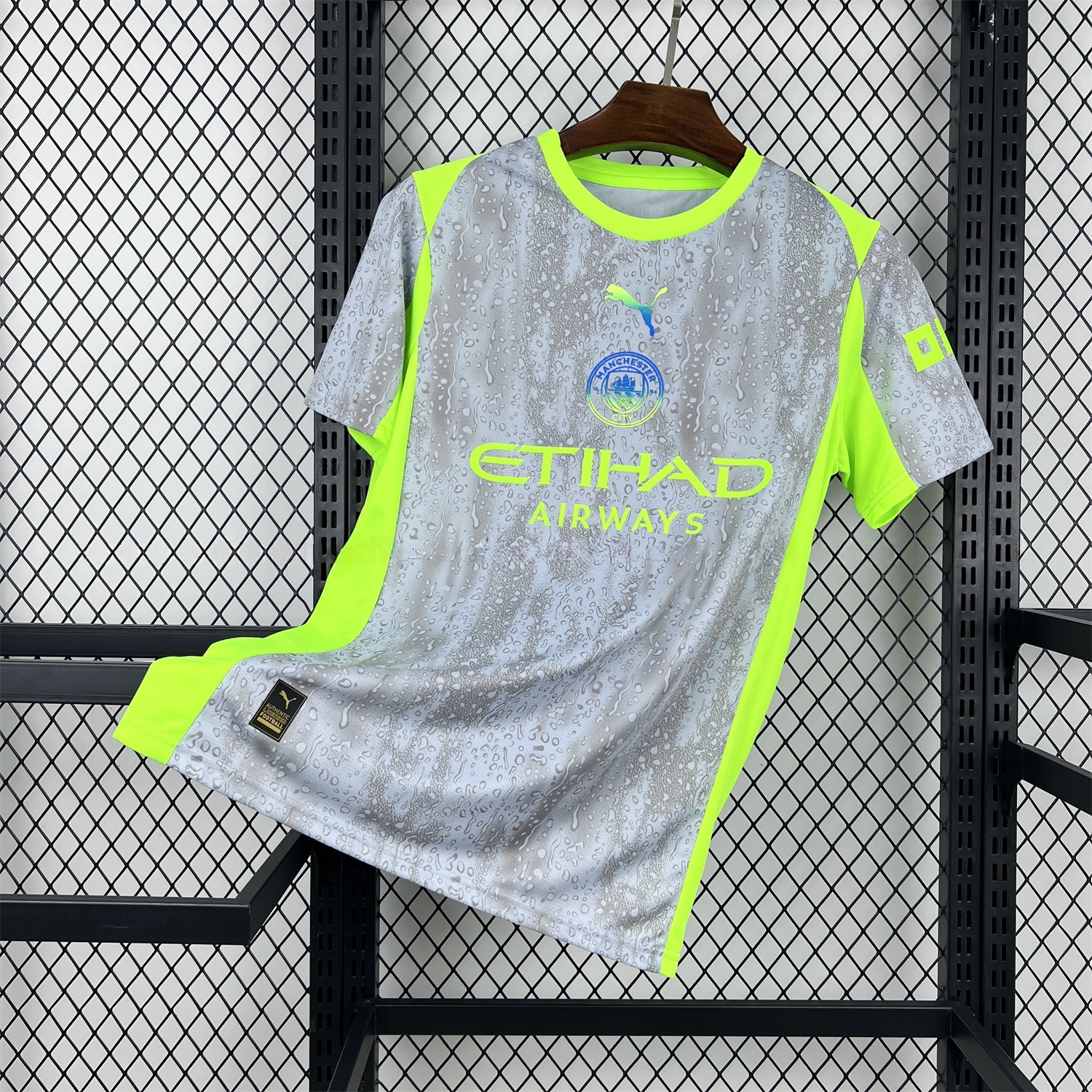 Manchester City 25-26 Third Grey Jersey - Fans Version - UnitedFutballJersey