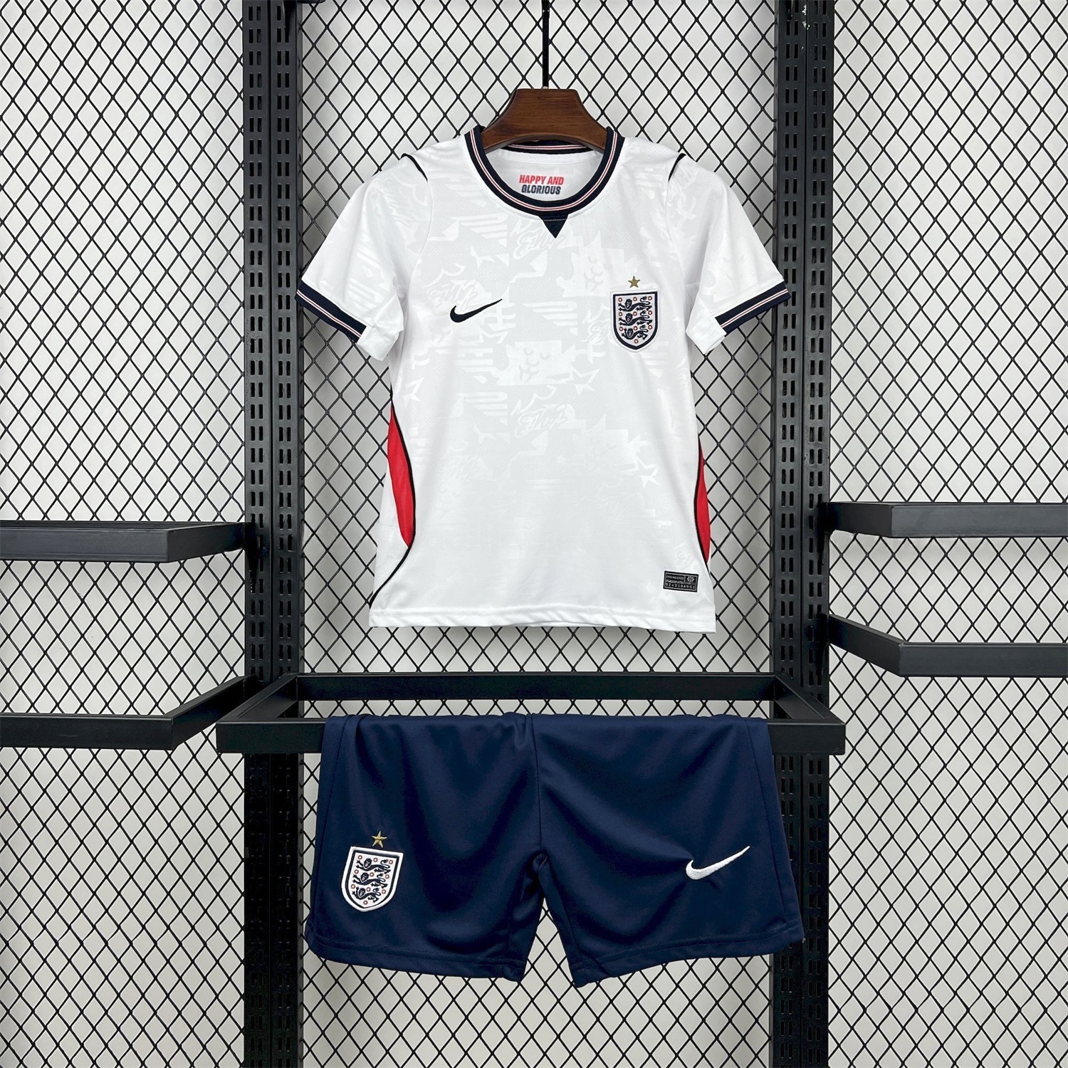 England 2026 Home White Kids Kit - UnitedFutballJersey