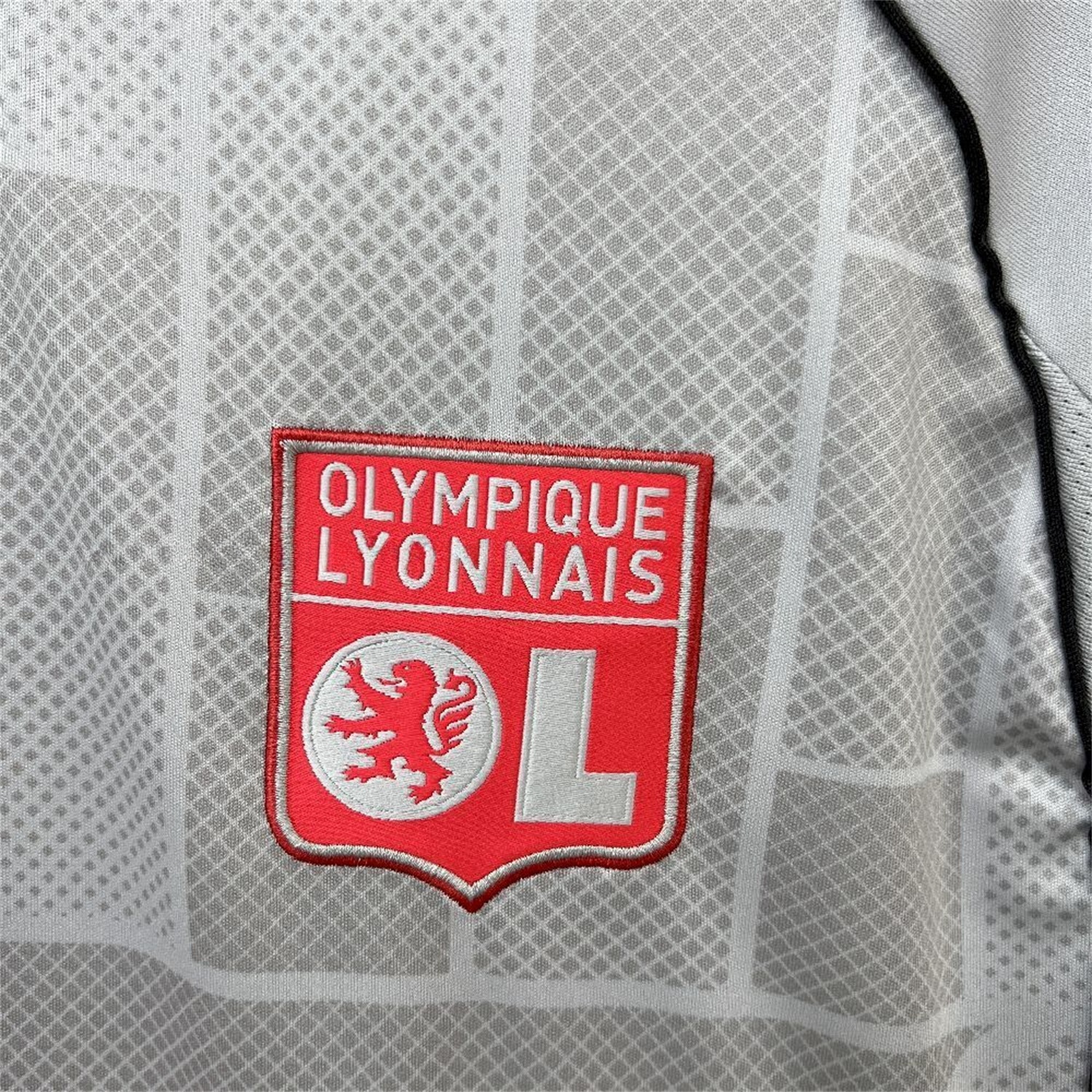 Lyon 25-26 Third Grey Jersey - Fans Version - UnitedFutballJersey