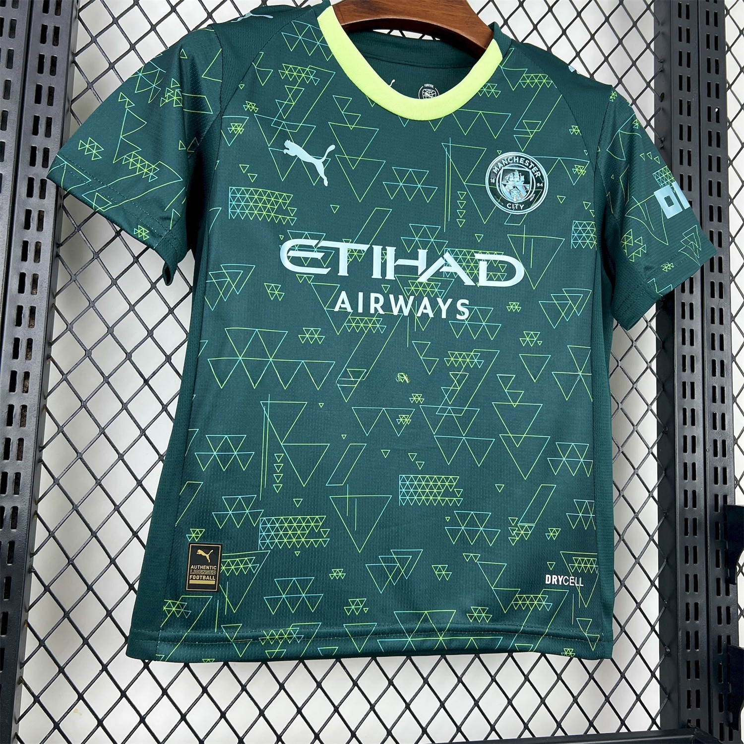 Manchester City 25-26 Fourth Green Kids Kit - UnitedFutballJersey