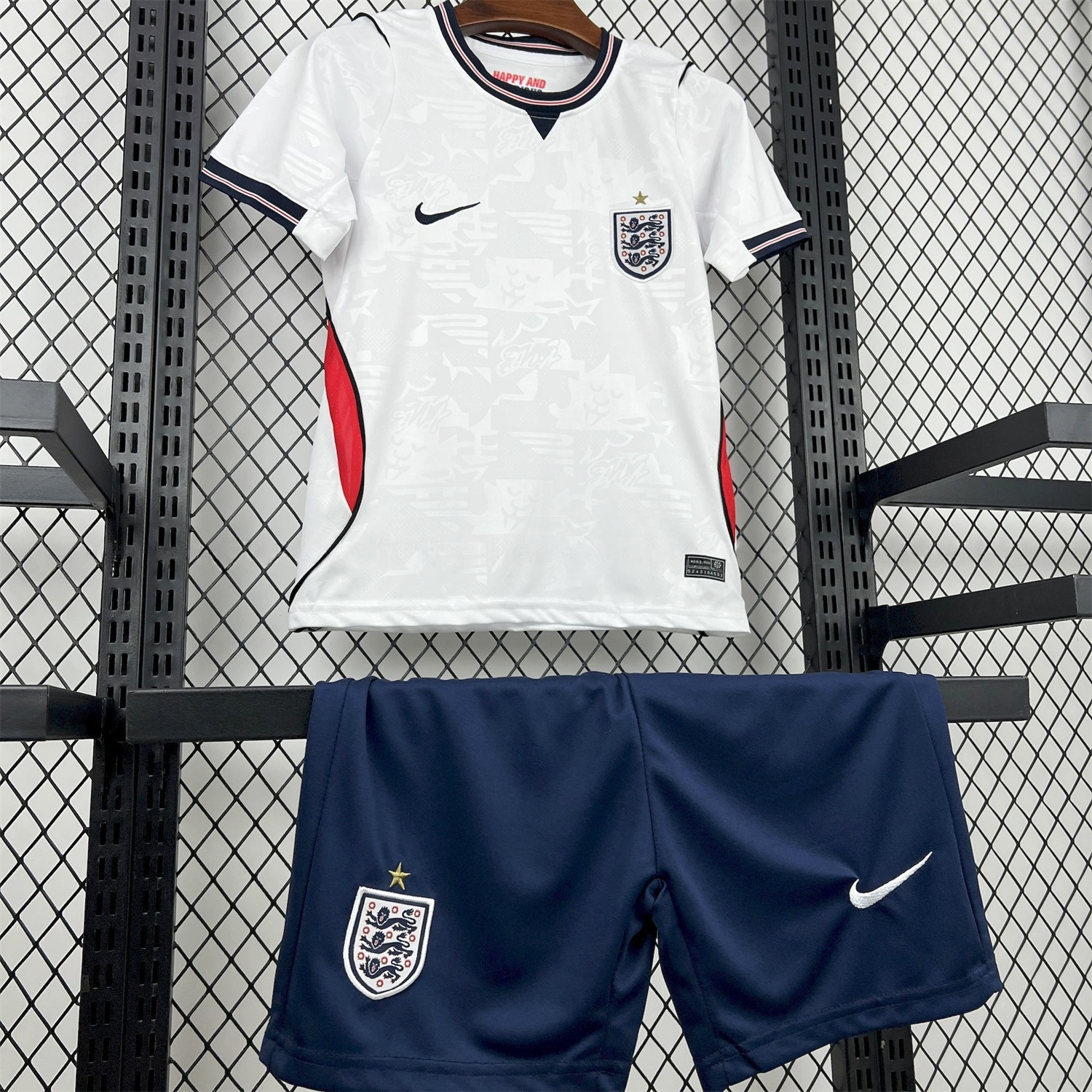 England 2026 Home White Kids Kit - UnitedFutballJersey