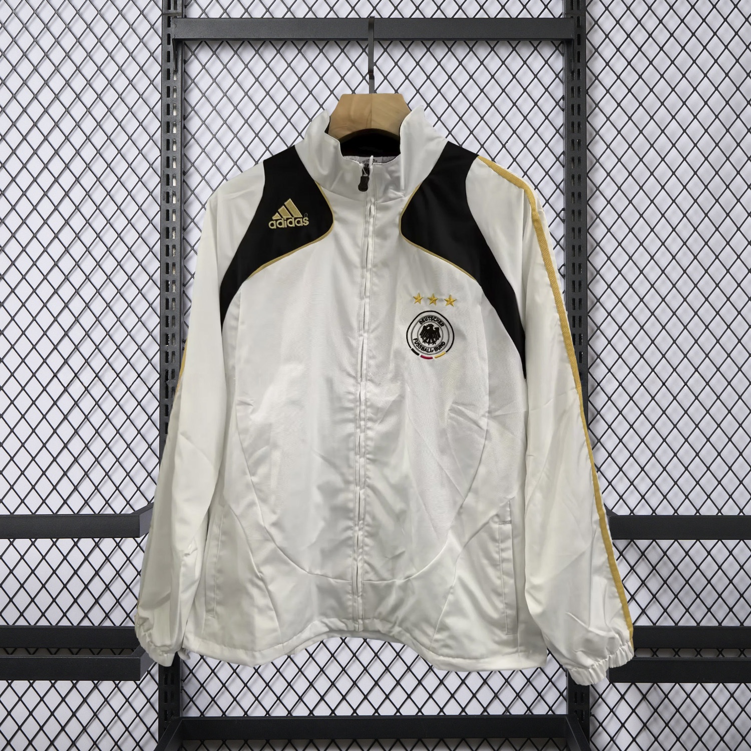 Retro Germany 2006 White Windbreaker - UnitedFutballJersey