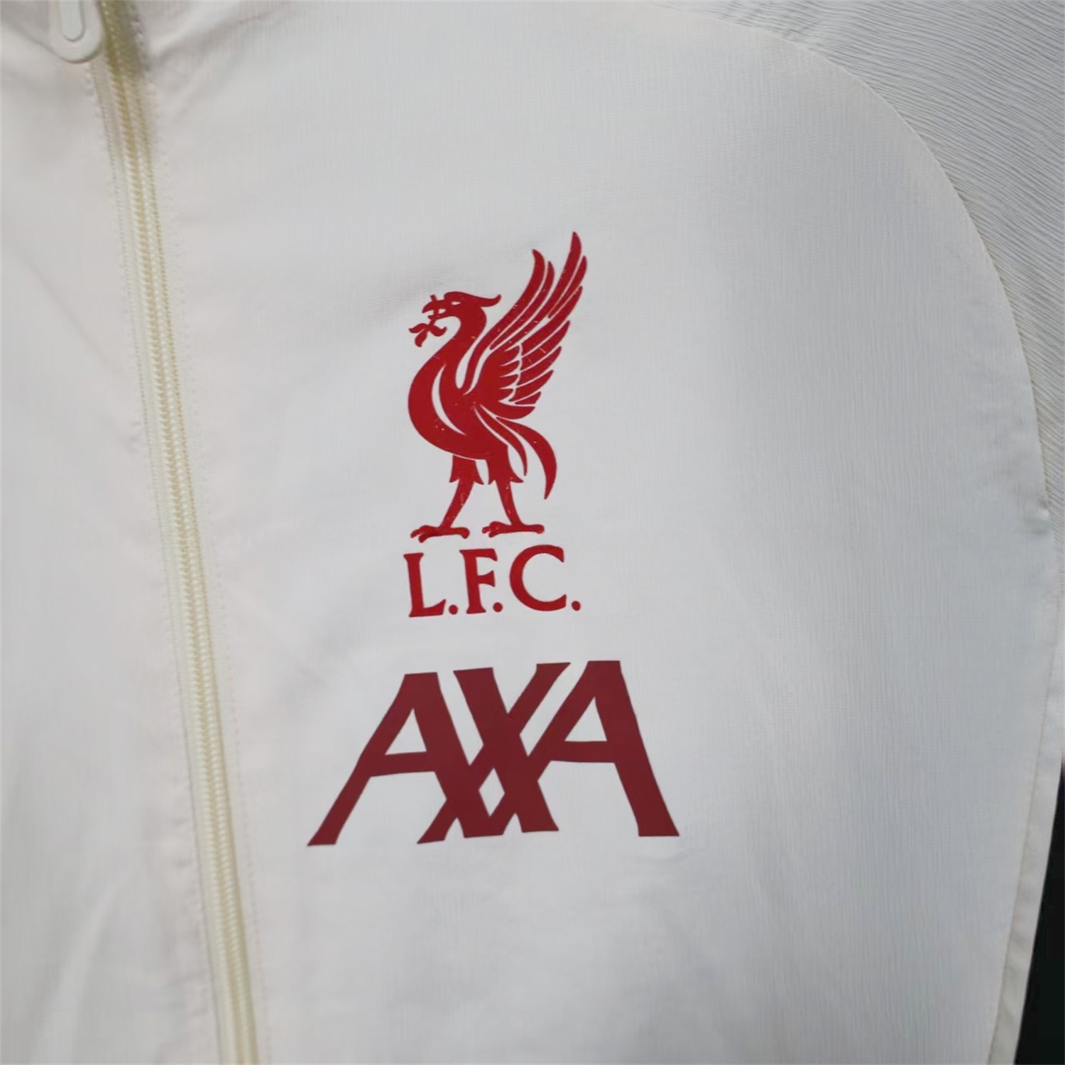 Liver.pool 25-26 White Windbreaker Jacket - UnitedFutballJersey