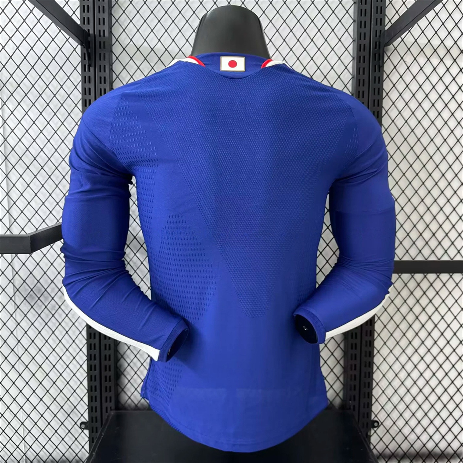 Japan 2026 Home Deep Blue Long Sleeves Jersey - Player Version - UnitedFutballJersey