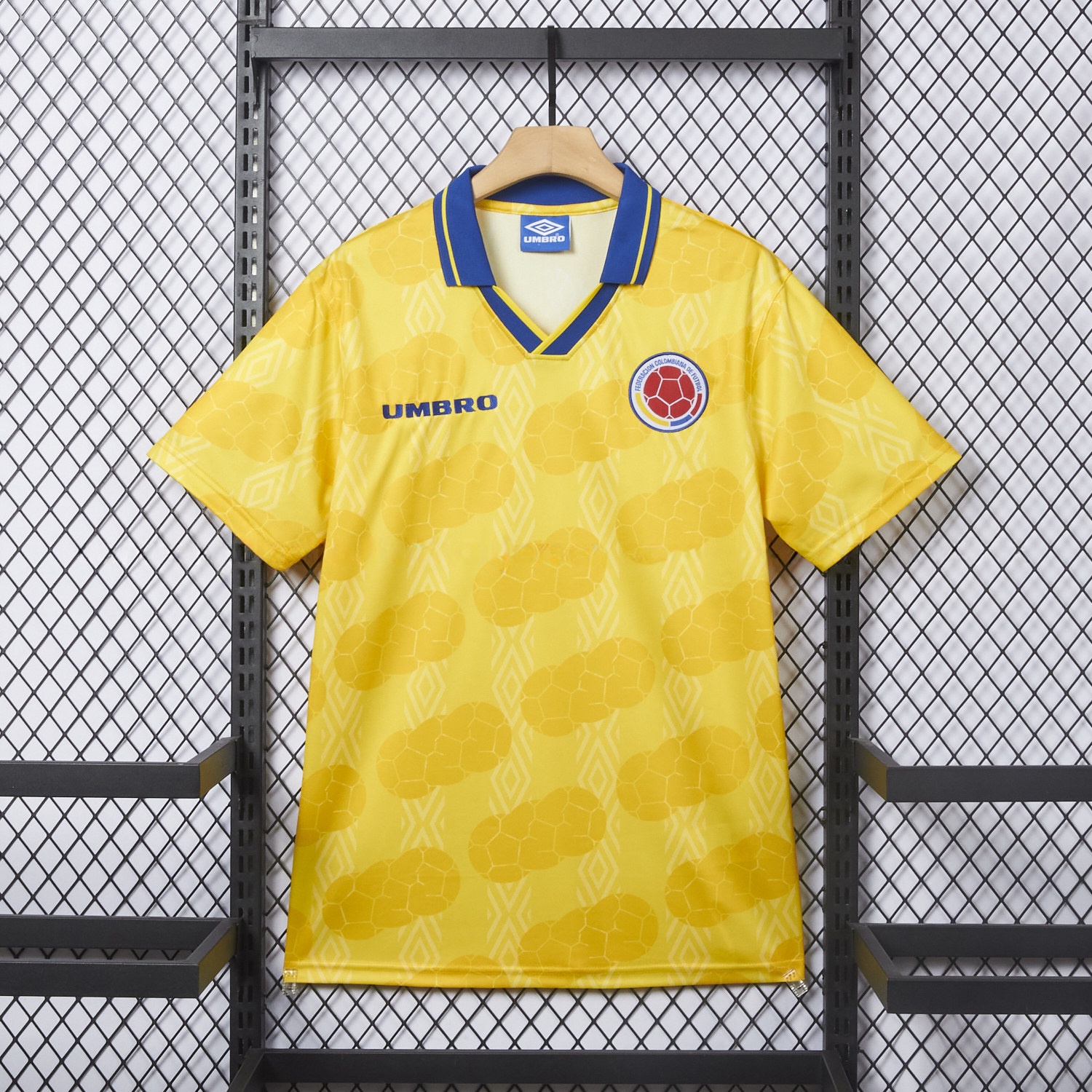 Retro Colombia 1994 Home Jersey - UnitedFutballJersey