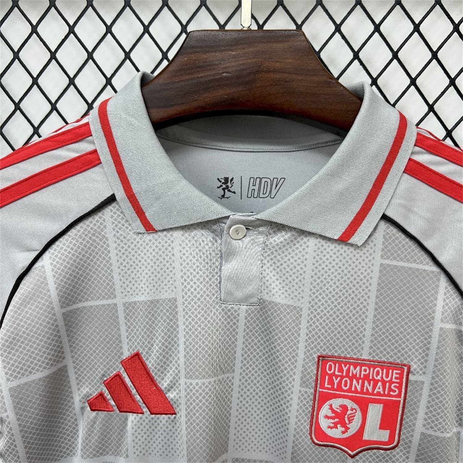 Lyon 25-26 Third Grey Jersey - Fans Version - UnitedFutballJersey