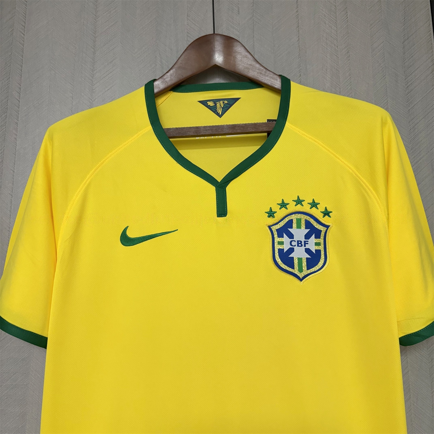 Retro Brazil 2014 Home Jersey - UnitedFutballJersey