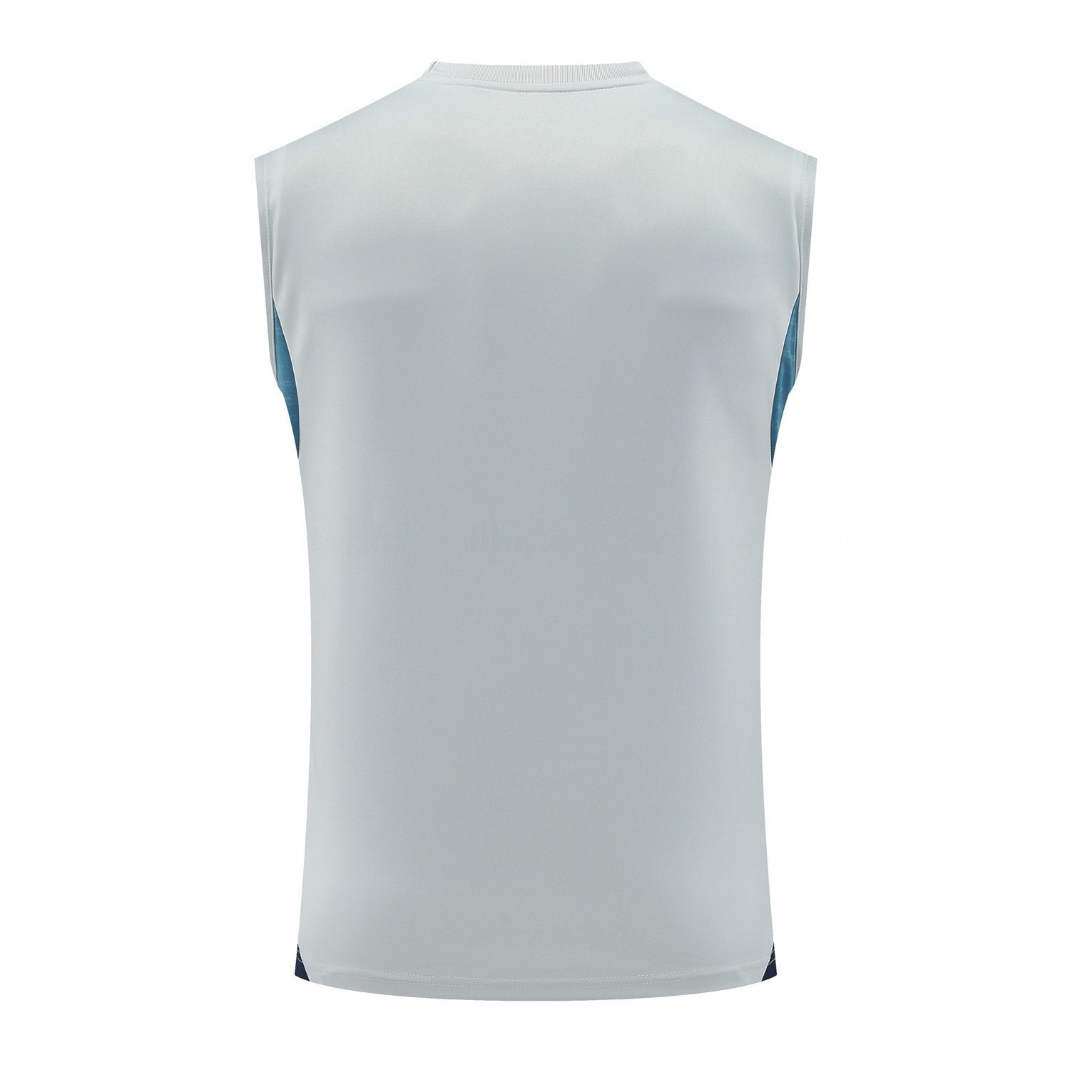 Arsenal 25-26 Vest Training Set - Grey Top & Deep Blue Shorts - UnitedFutballJersey