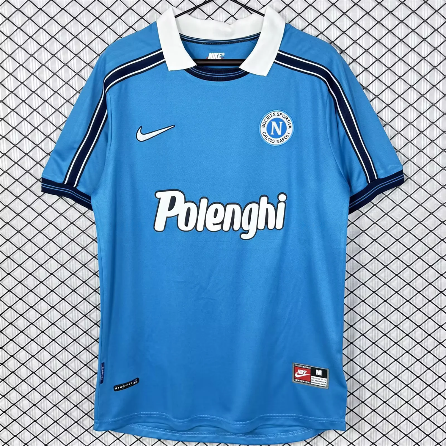 Retro Napoli 1998-99 Home Blue Jersey - UnitedFutballJersey