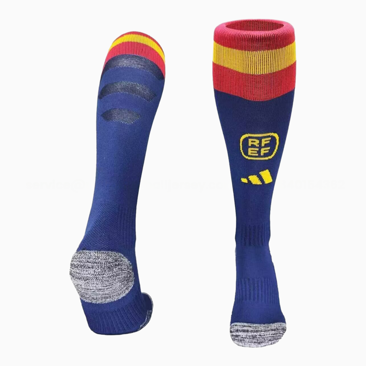 Spain 2026 Home Socks - Blue - UnitedFutballJersey