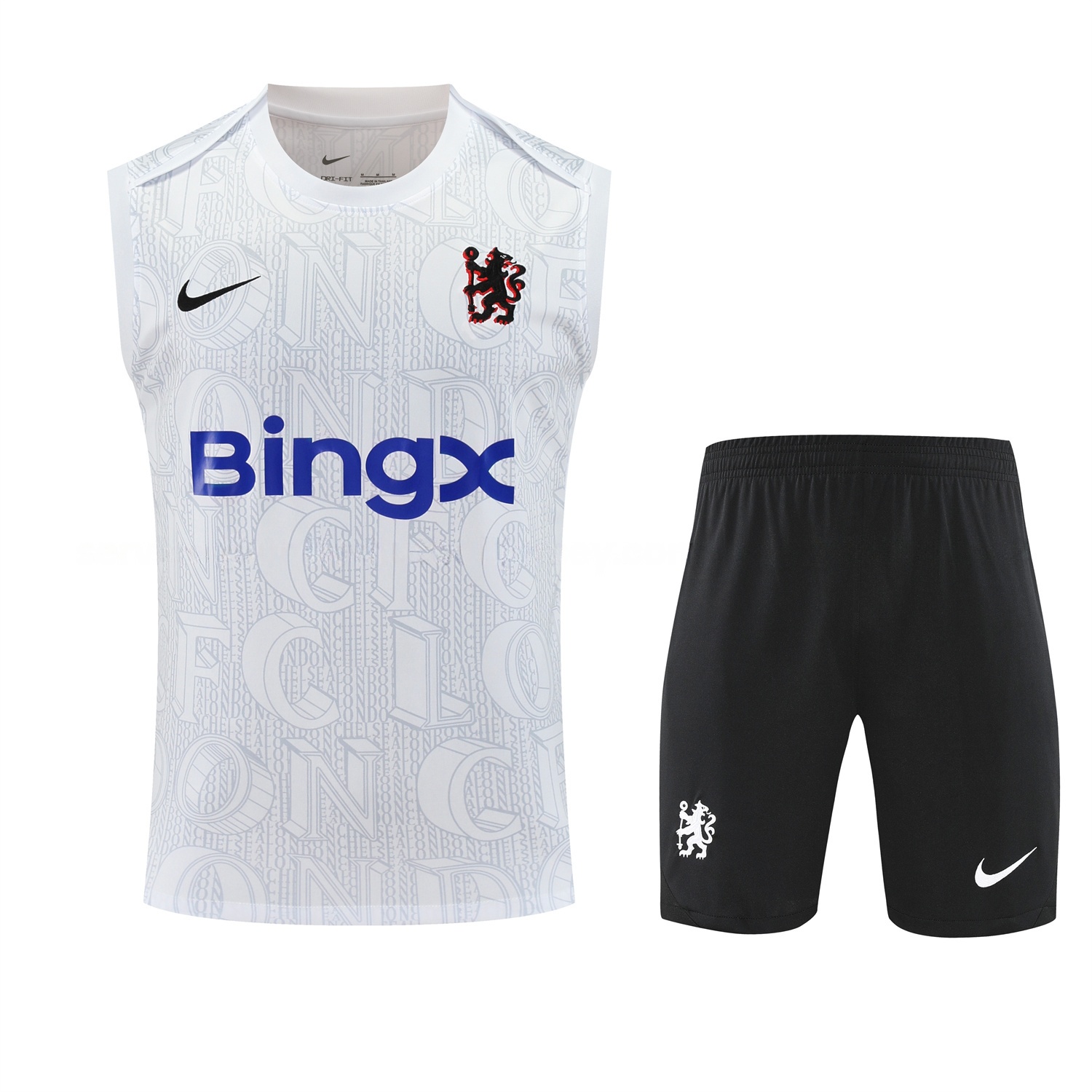 C.h.e.l.s.e.a 25-26 Training Vest Suit - White - UnitedFutballJersey
