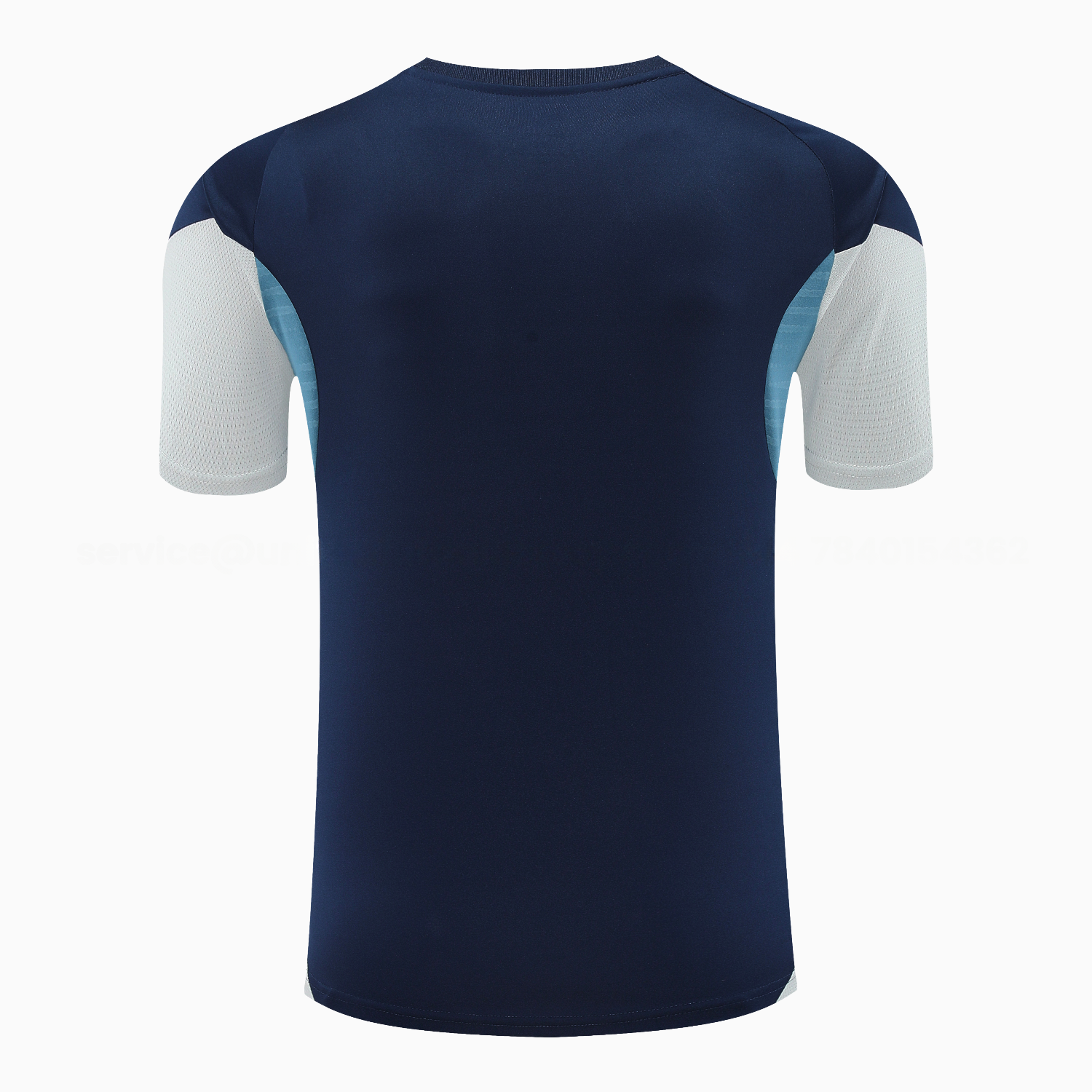 Arsenal 25-26 Short-Sleeve Training Set - Deep Blue Top & Shorts - UnitedFutballJersey