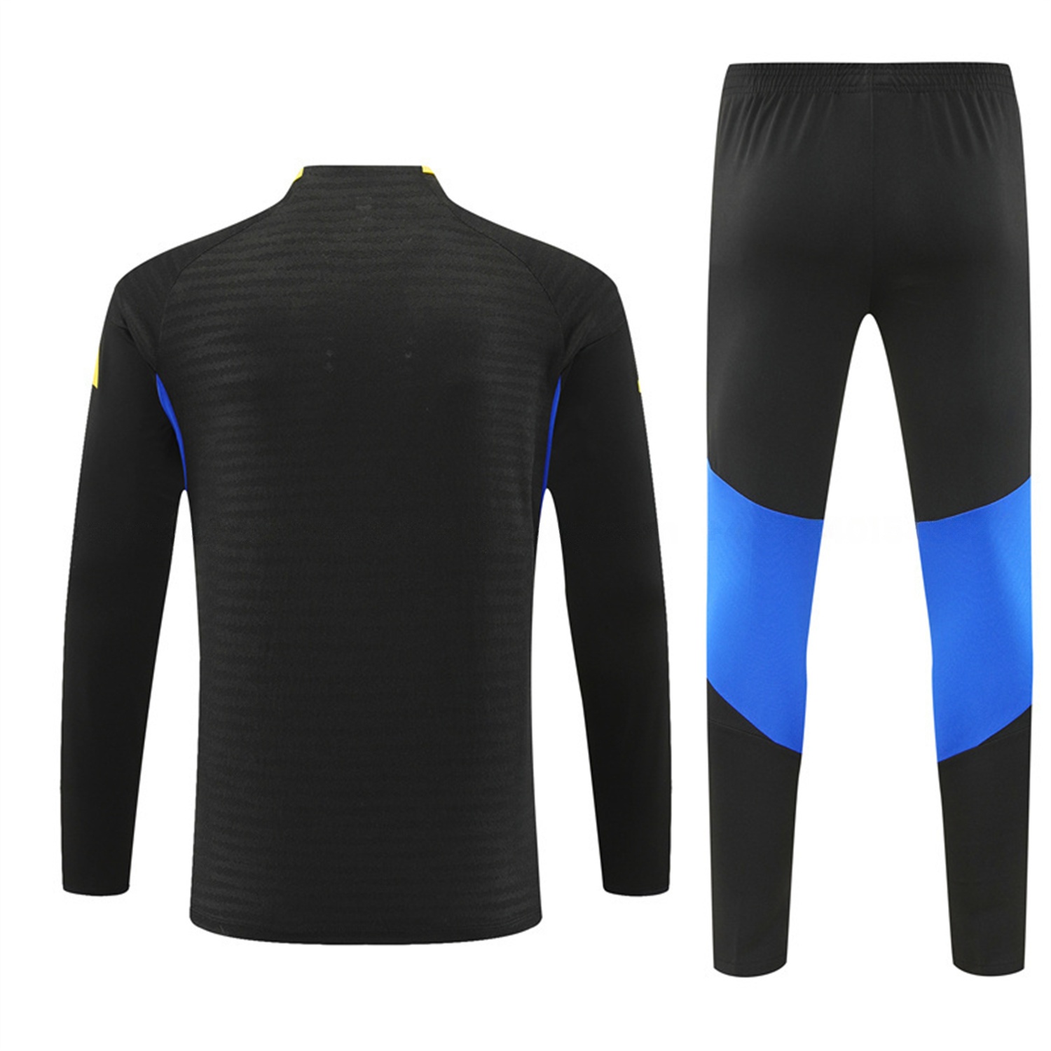 Manchester United 25-26 Kids Long Sleeve Training Set - Black Top & Black Pants - UnitedFutballJersey