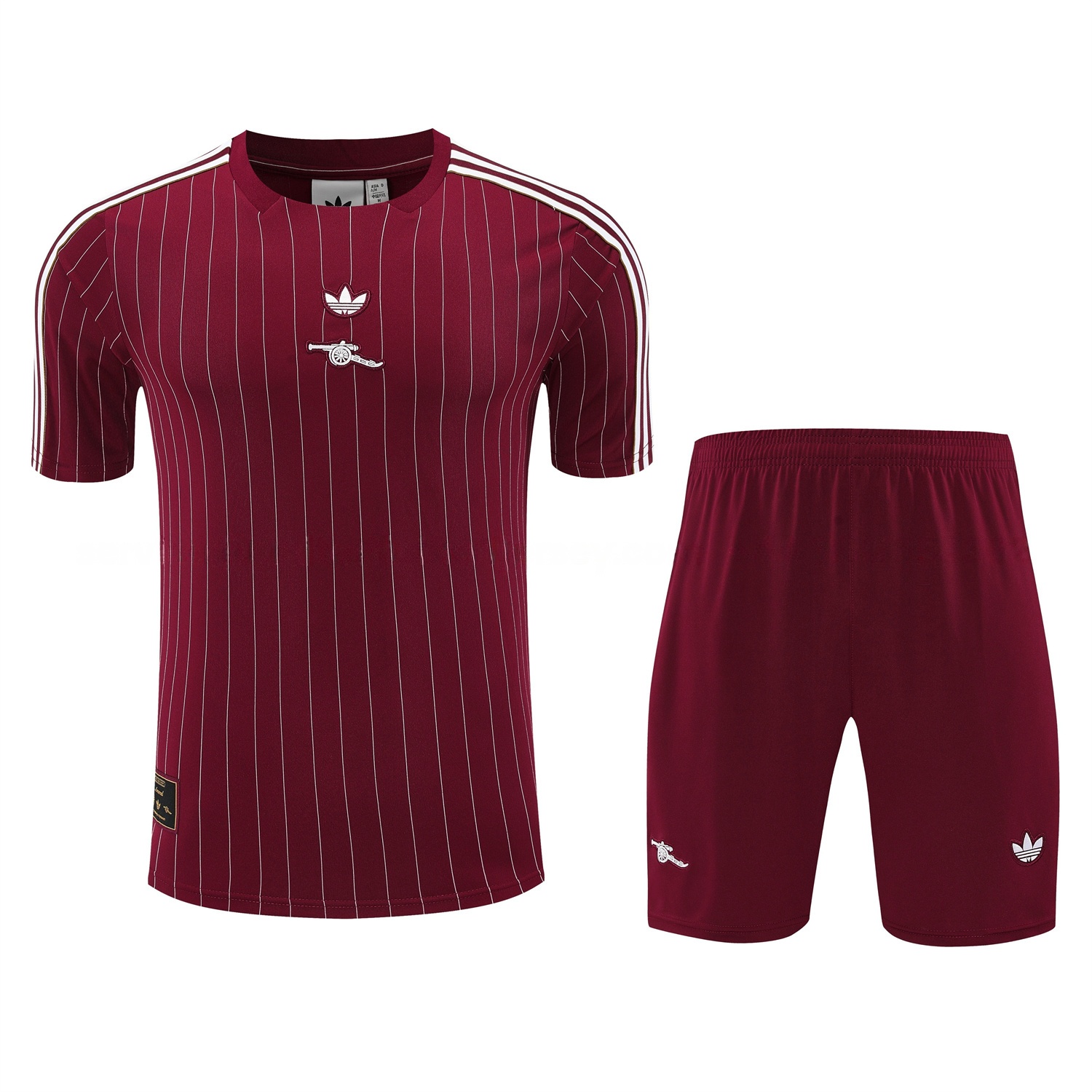 Arsenal 25-26 Short-Sleeve Training Set- Red Top & Red Shorts - UnitedFutballJersey