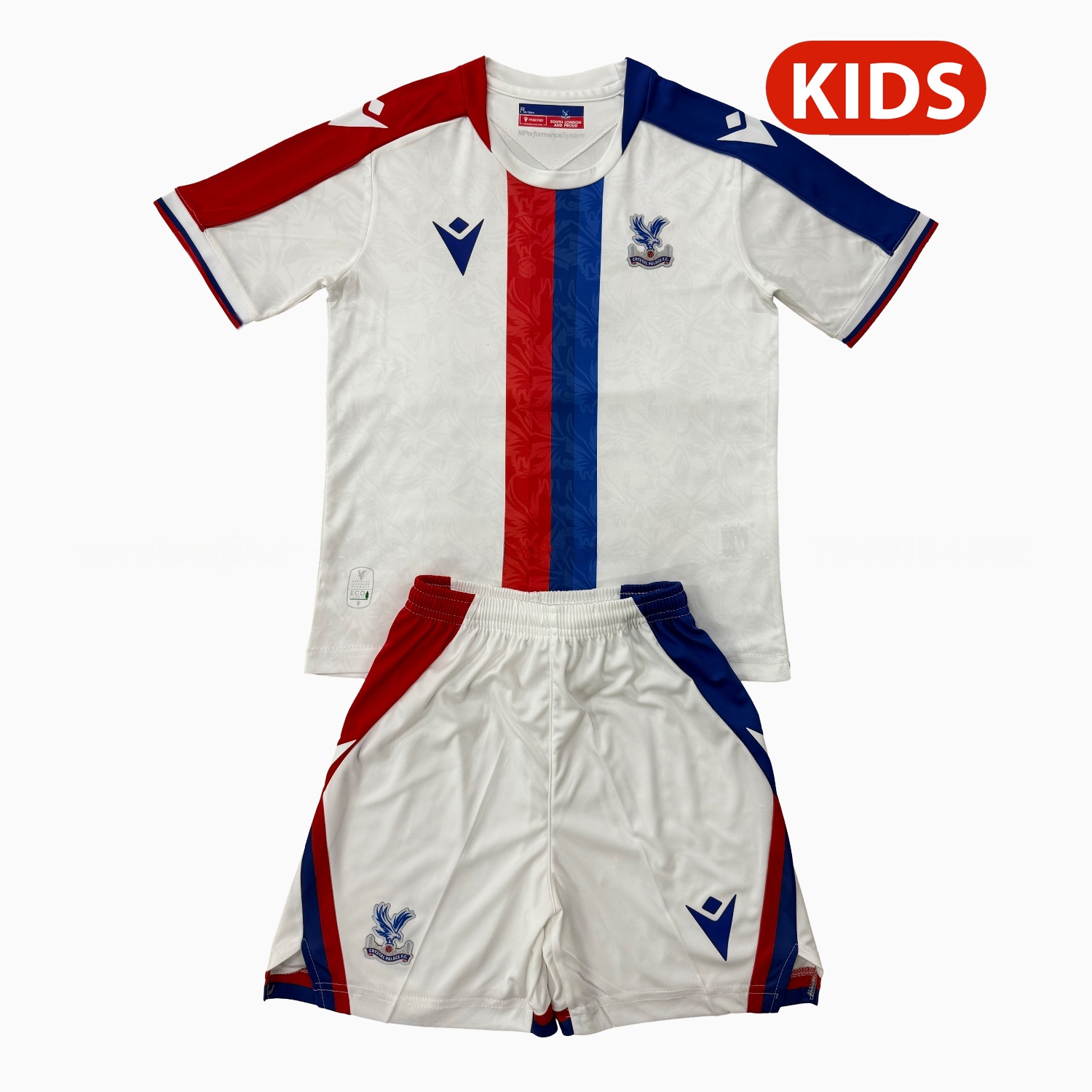 Crystal Palace 25-26 Away Kids Kit - UnitedFutballJersey