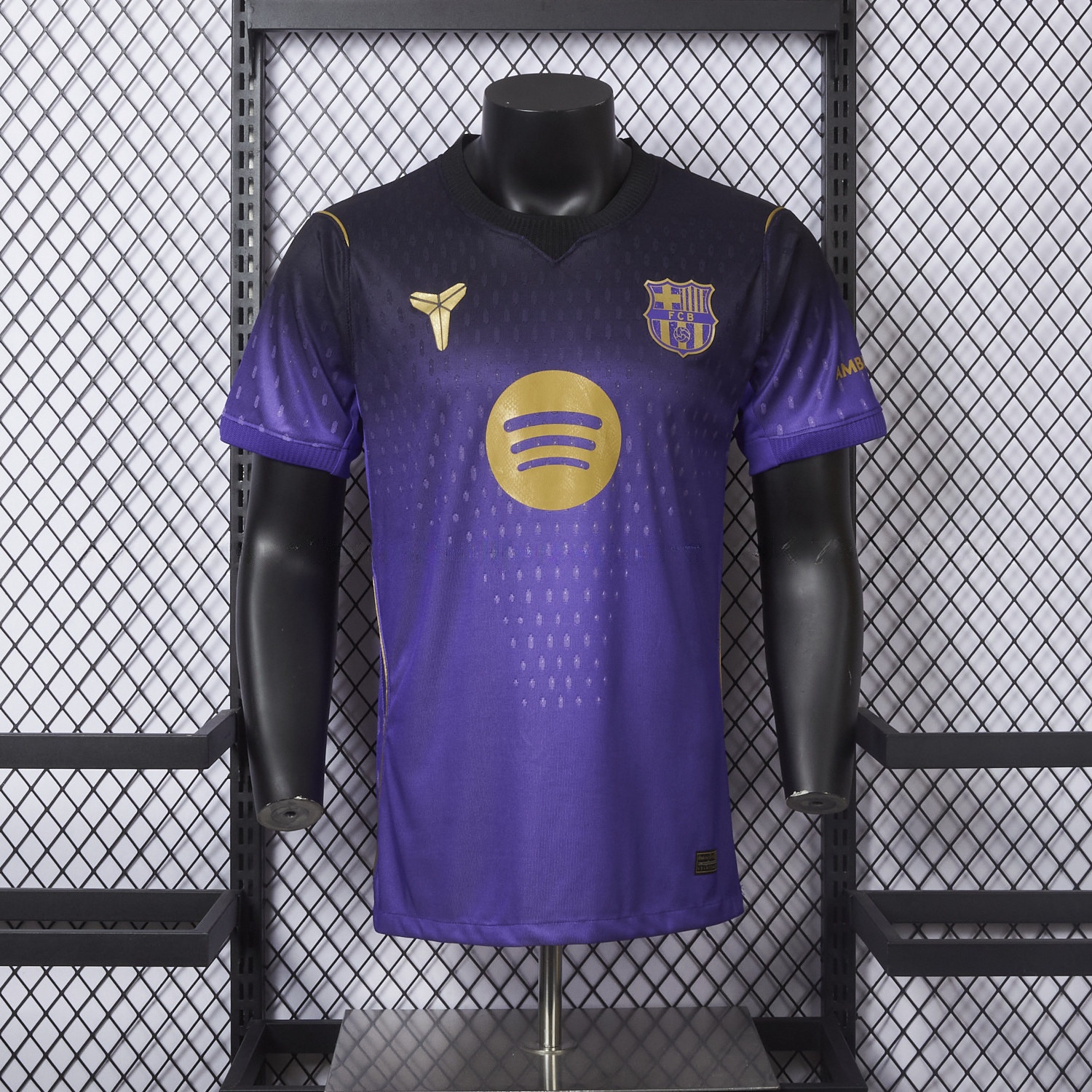 Barcelona 26-27 Away Purple-Black Gradient Jersey - Player Version - UnitedFutballJersey
