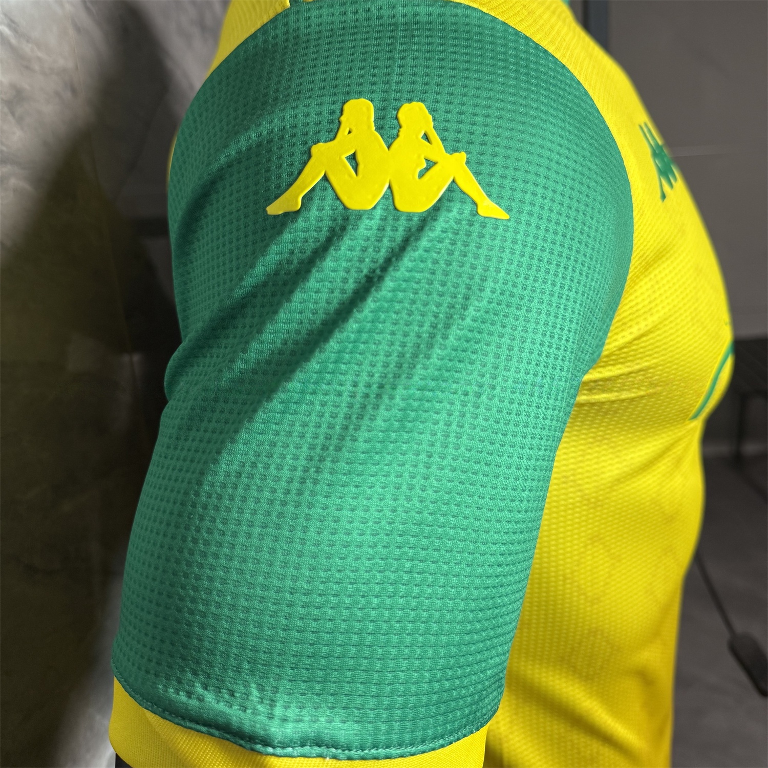 JS Kabylie 25-26 Home Yellow And Green Jersey - Player Version - UnitedFutballJersey