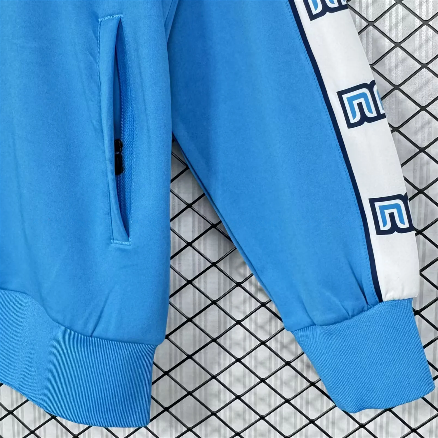 Retro Napoli 1988-89 Blue Windbreaker - UnitedFutballJersey