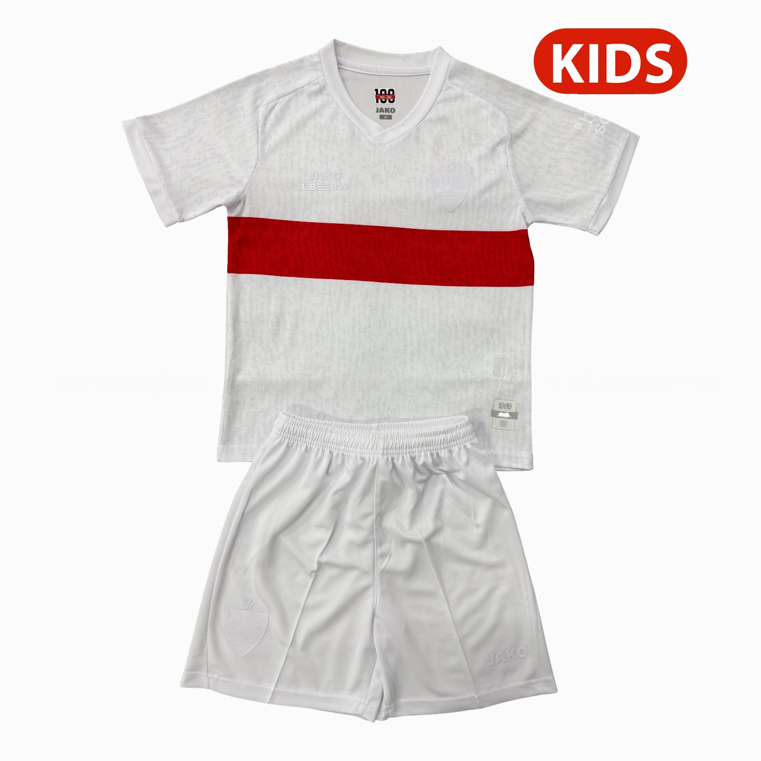 Stuttgart 25-26 100th Anniversary Kids Kit - UnitedFutballJersey