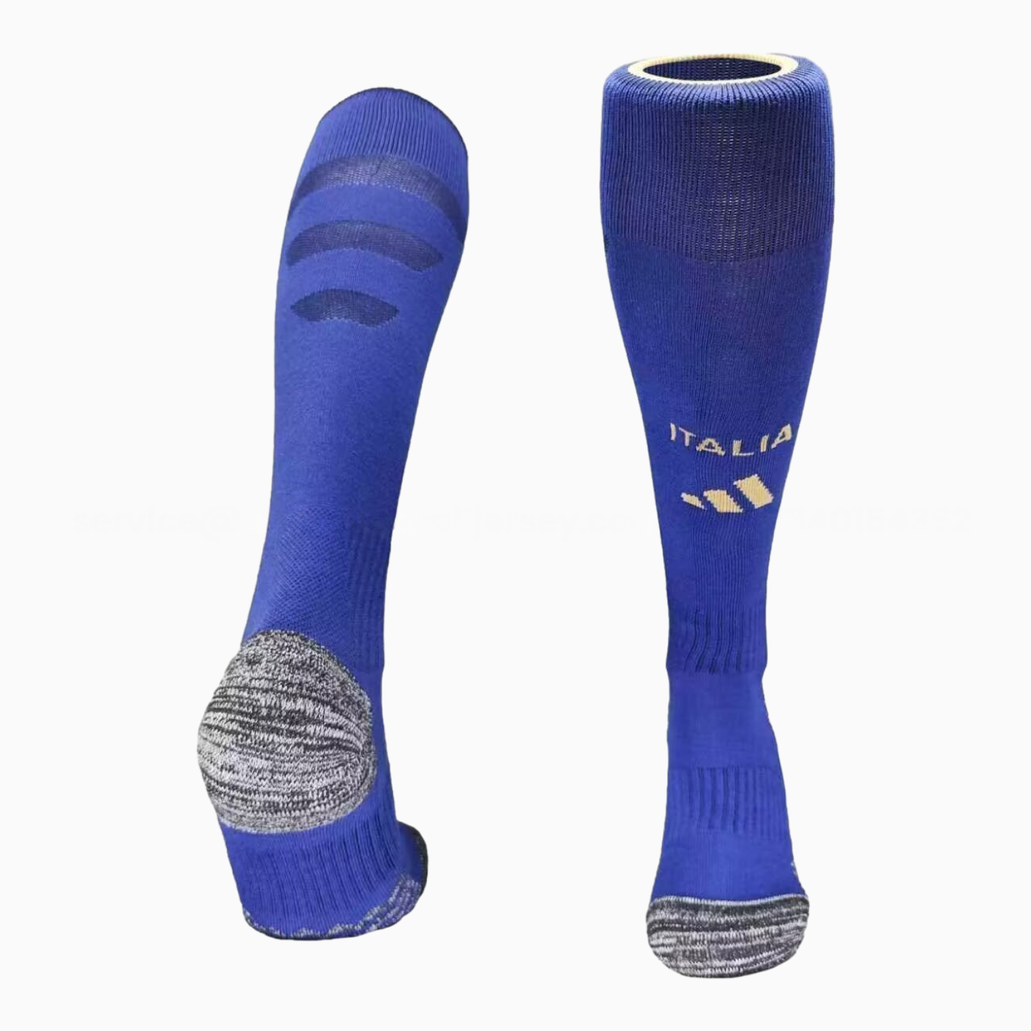 Italy 2026 Home Socks - Blue - UnitedFutballJersey