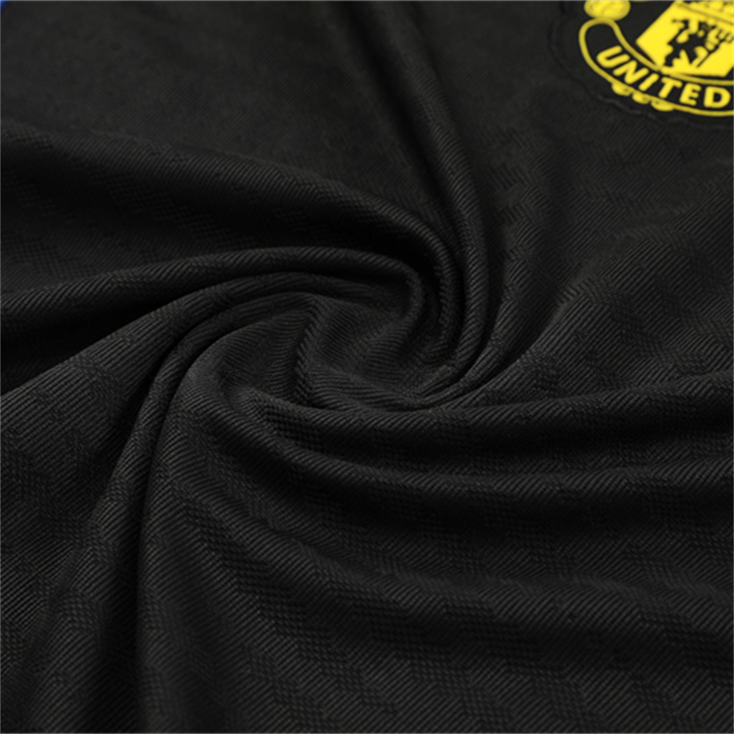 Manchester United 25-26 Kids Long Sleeve Training Set - Black Top & Black Pants - UnitedFutballJersey