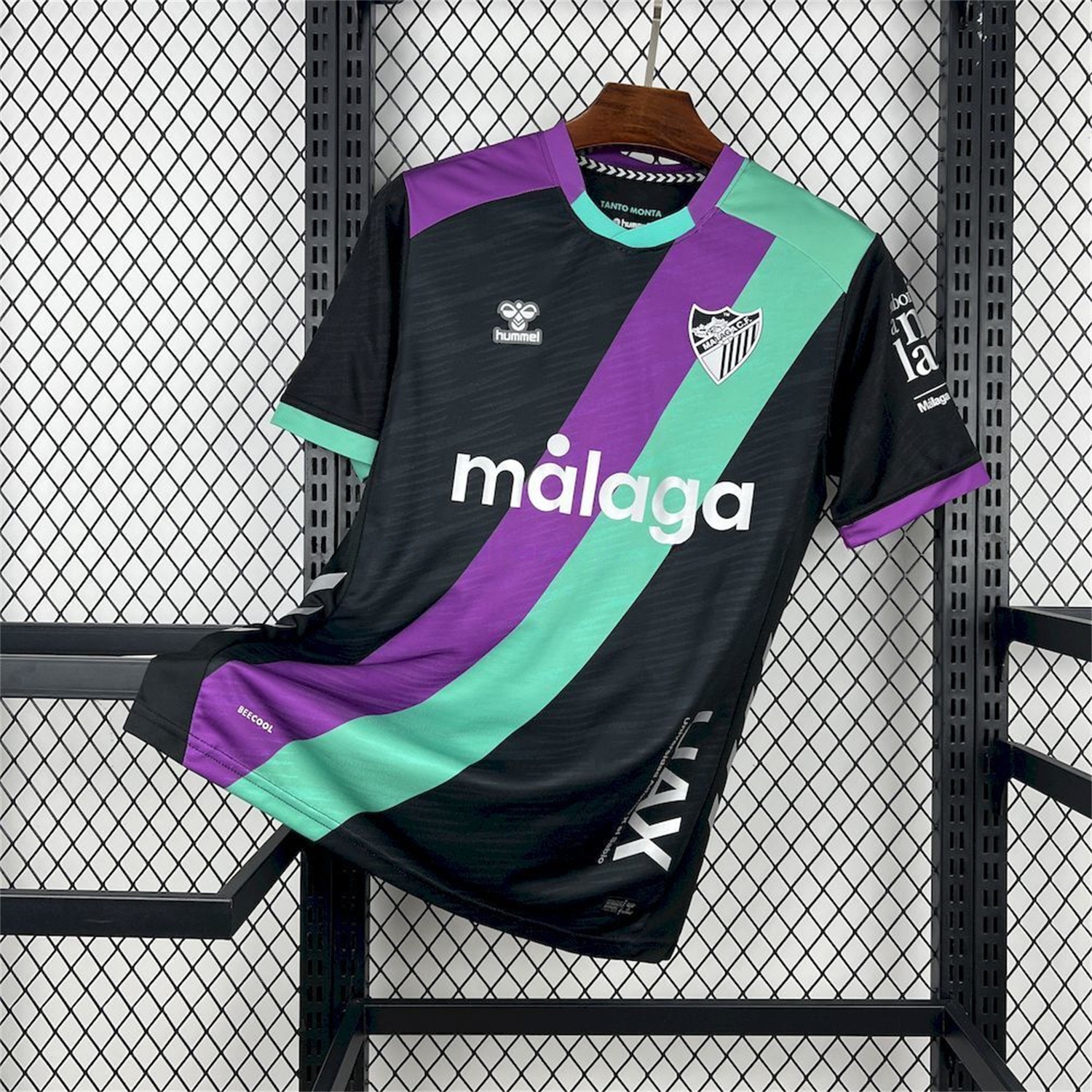 Malaga 25-26 Away Black Jersey - Fans Version - UnitedFutballJersey