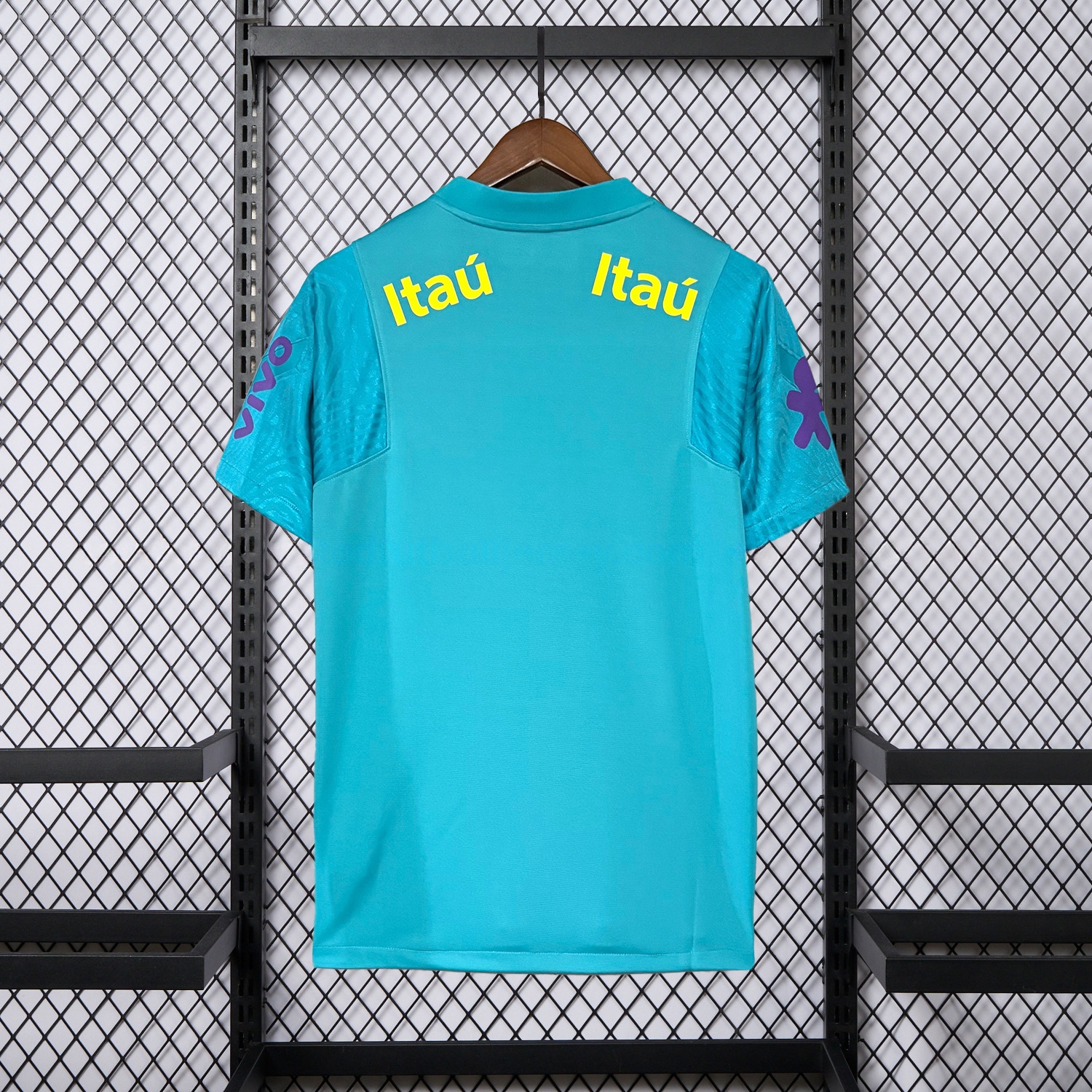 Retro Brazil 2022 Pre-Match Cyan Special Jersey - UnitedFutballJersey