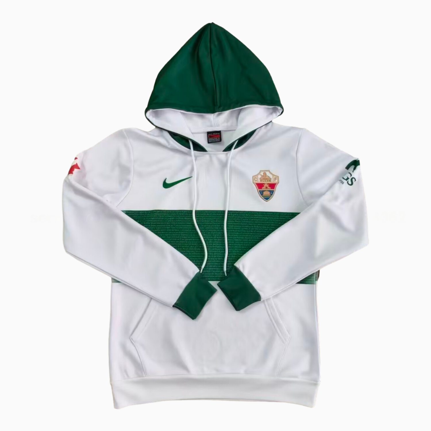 Elche 25-26 White Unisex Pullover Hoodie - UnitedFutballJersey