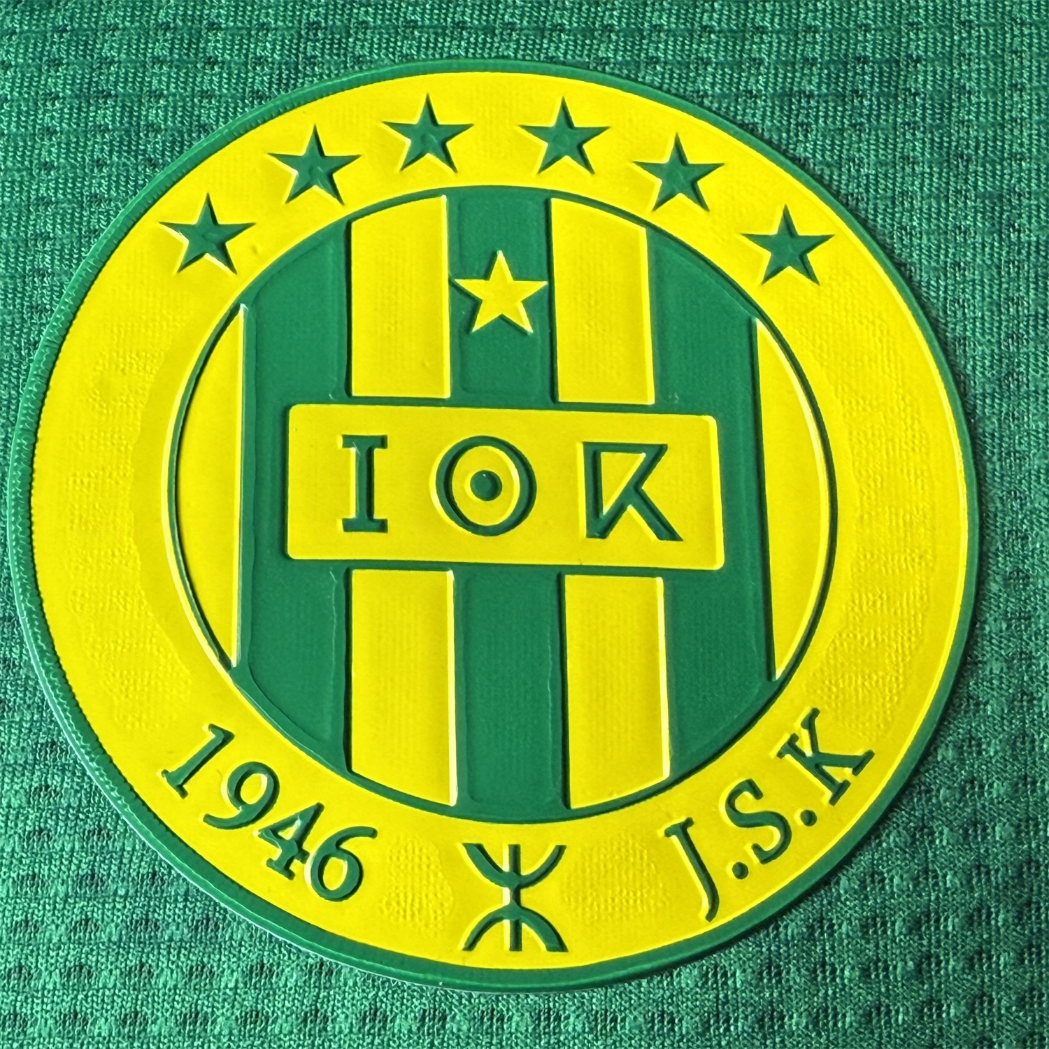 JS Kabylie 25-26 Home Yellow And Green Jersey - Player Version - UnitedFutballJersey