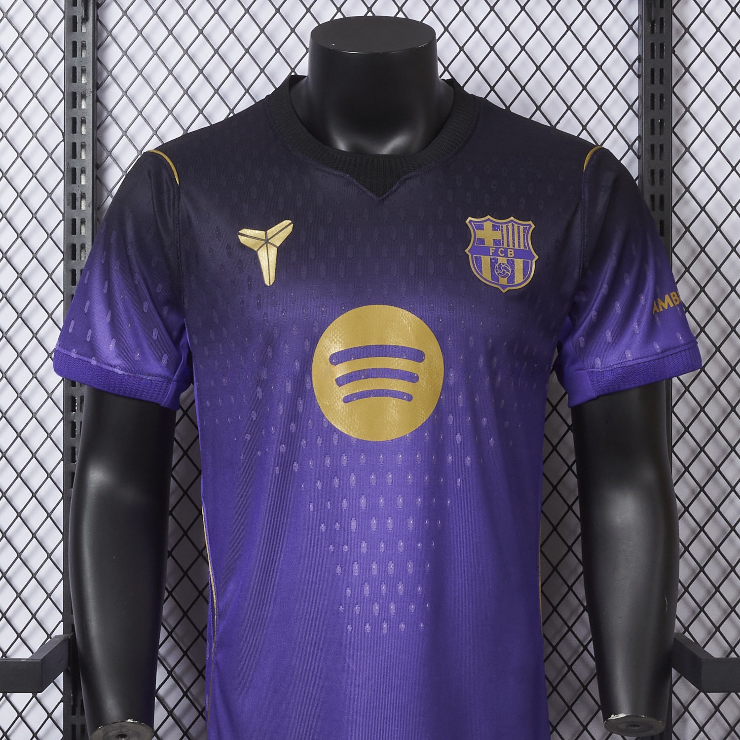 Barcelona 26-27 Away Purple-Black Gradient Jersey - Player Version - UnitedFutballJersey