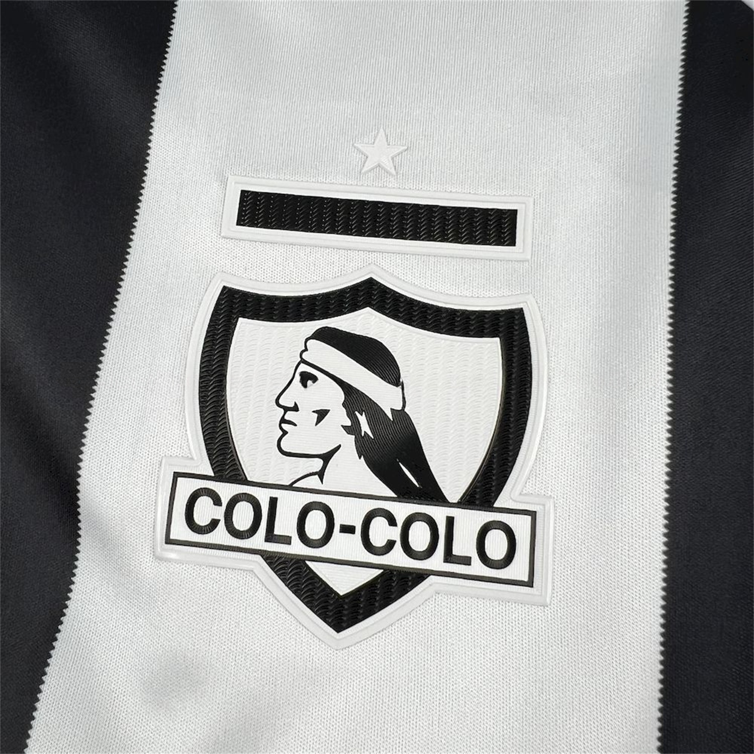 Colo Colo 25-26 Black And White Special Jersey - Fans Version - UnitedFutballJersey