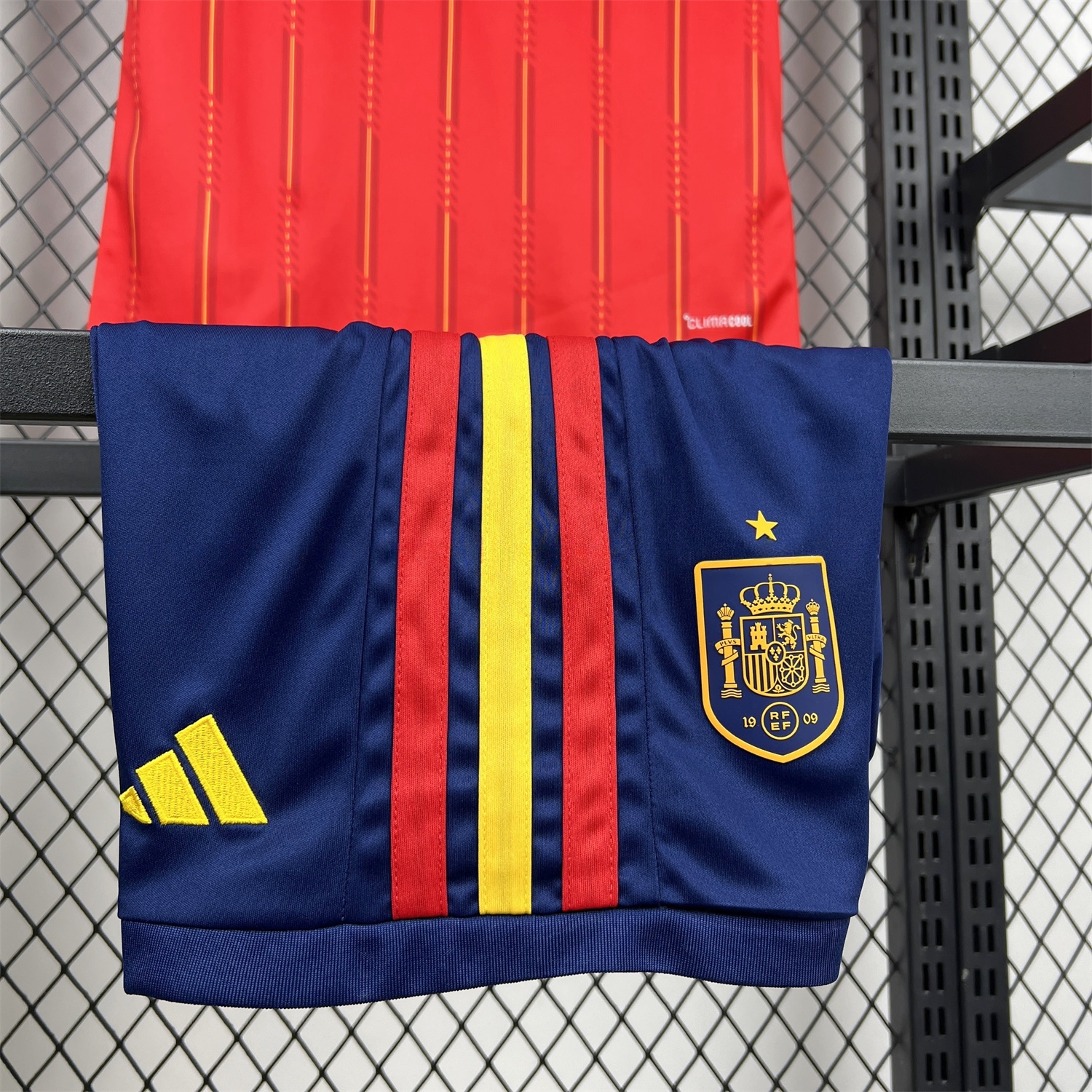 Spain 2026 Home Kids Kit - UnitedFutballJersey