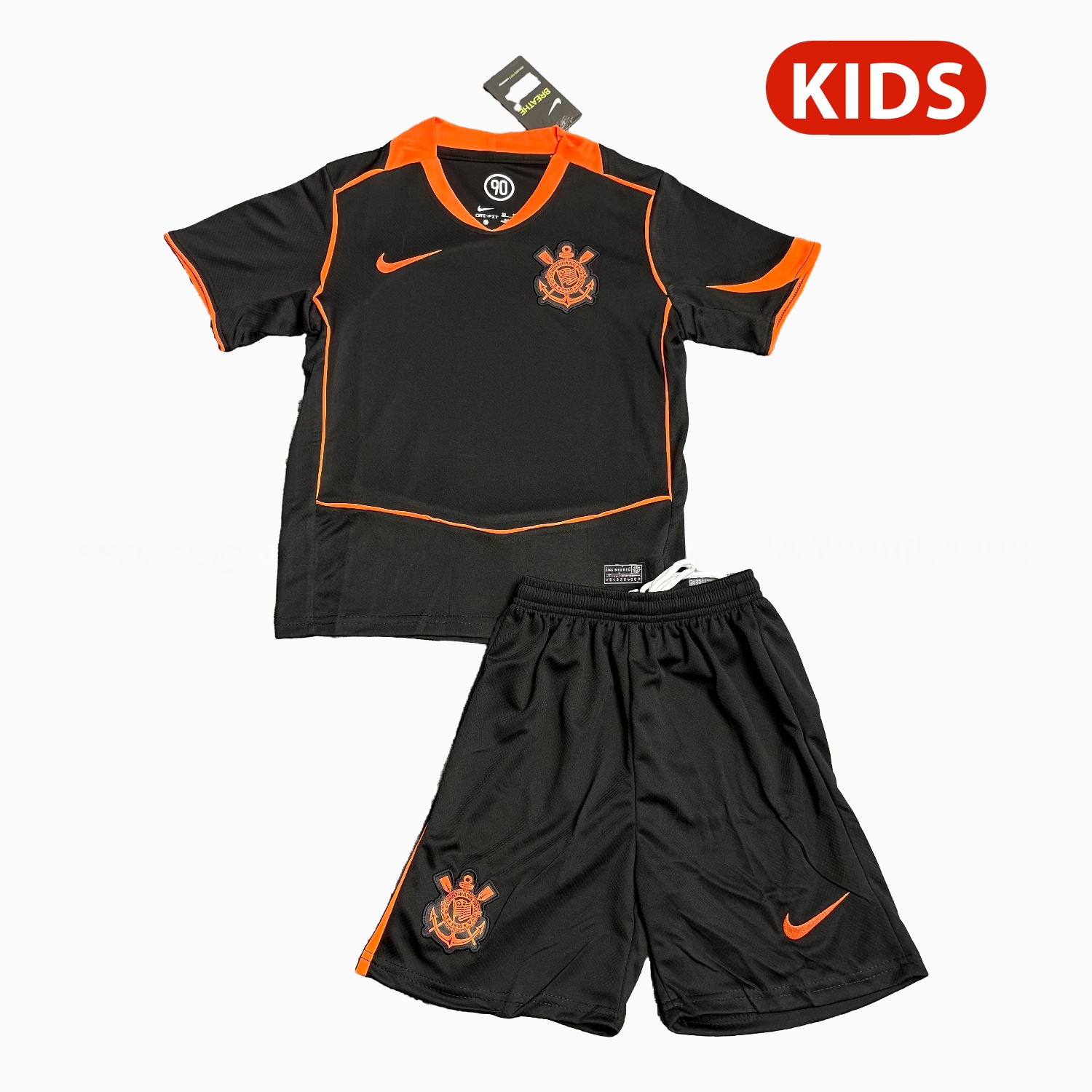 Corinthians 25-26 Third Kids Kit - UnitedFutballJersey