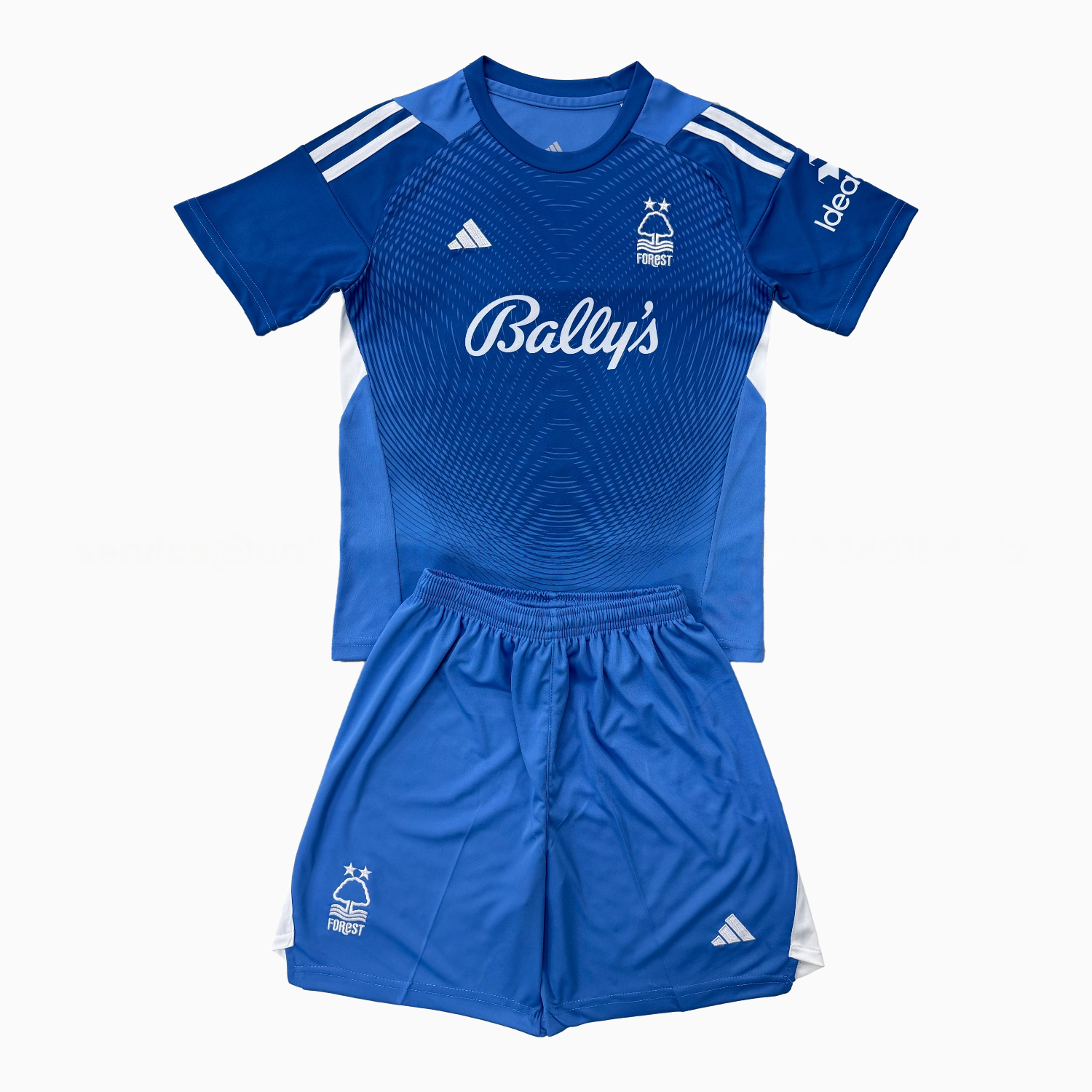 Nottingham Forest 25-26 Blue Goalkeeper Men's Adult Jersey Set - Fans Version - UnitedFutballJersey
