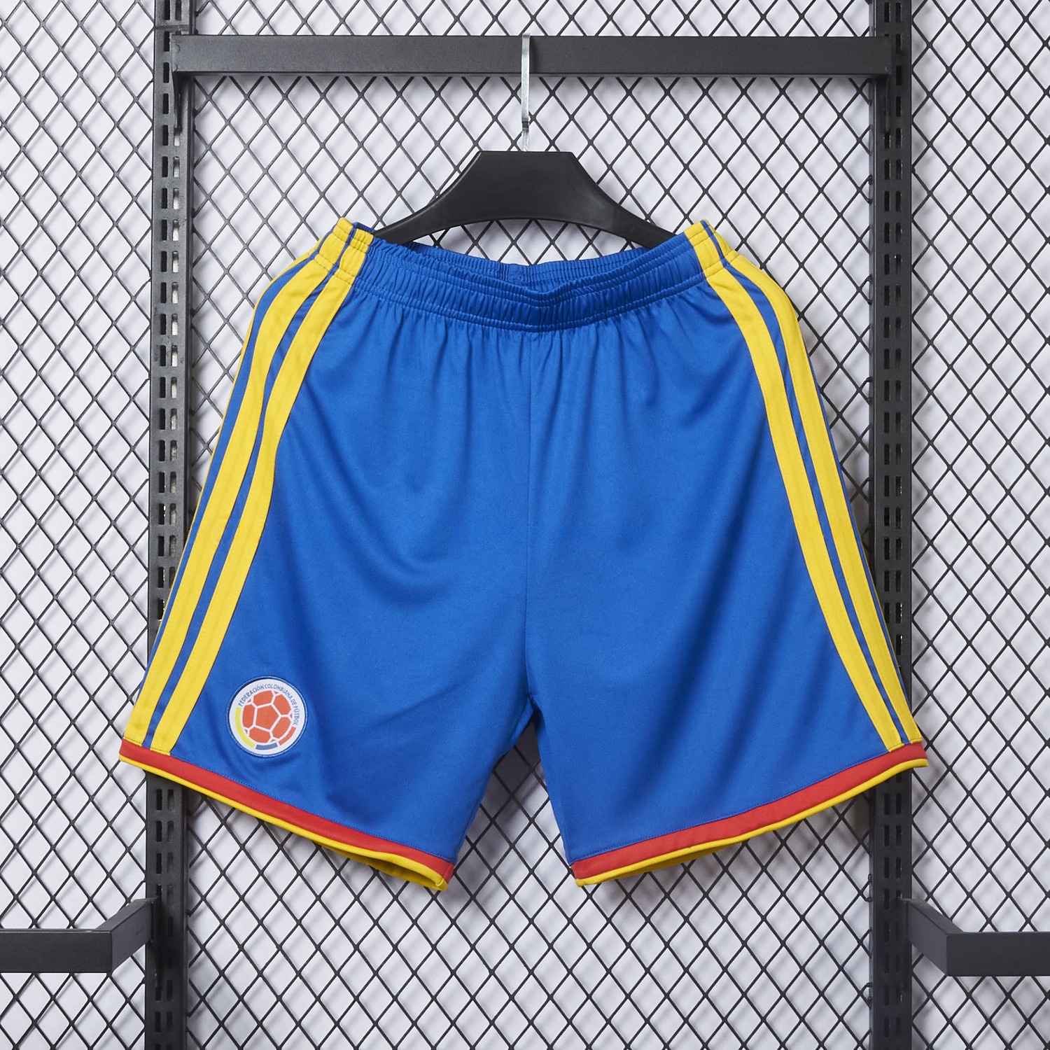 Colombia 2026 Home Blue Shorts - Fans Version - UnitedFutballJersey