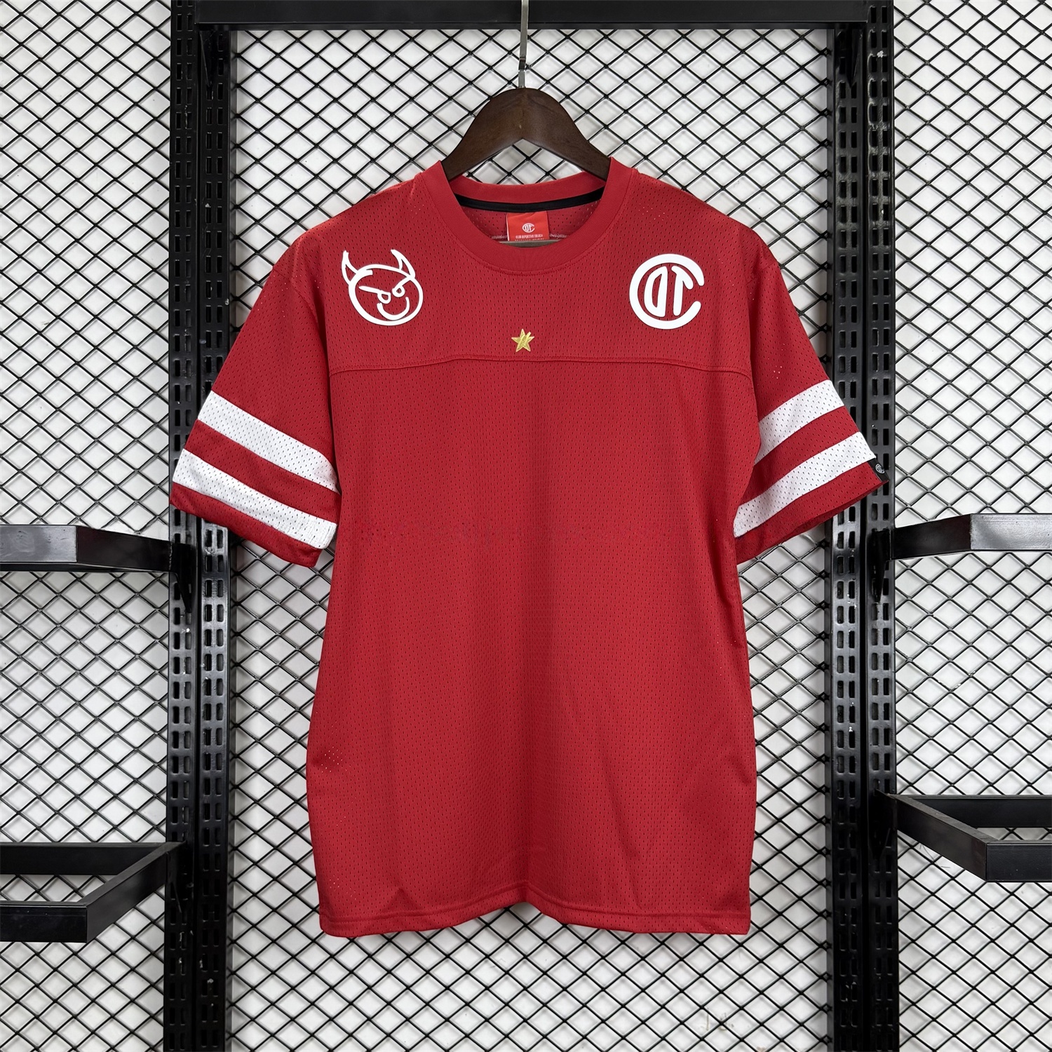Toluca 25-26 Red Baseball Jersey - UnitedFutballJersey