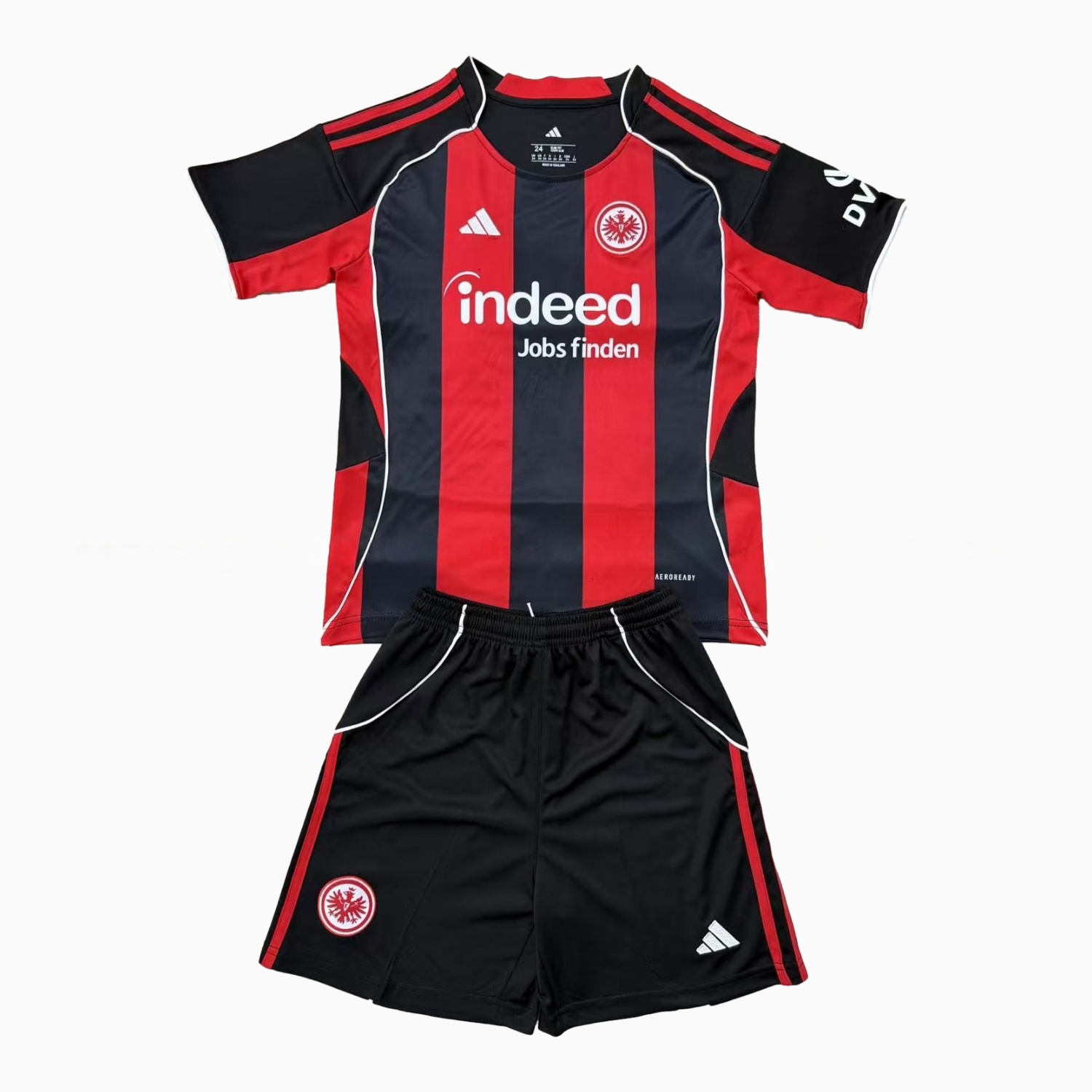 Frankfurt 25-26 Home Men's Adult Jersey Set - Fans Version - UnitedFutballJersey