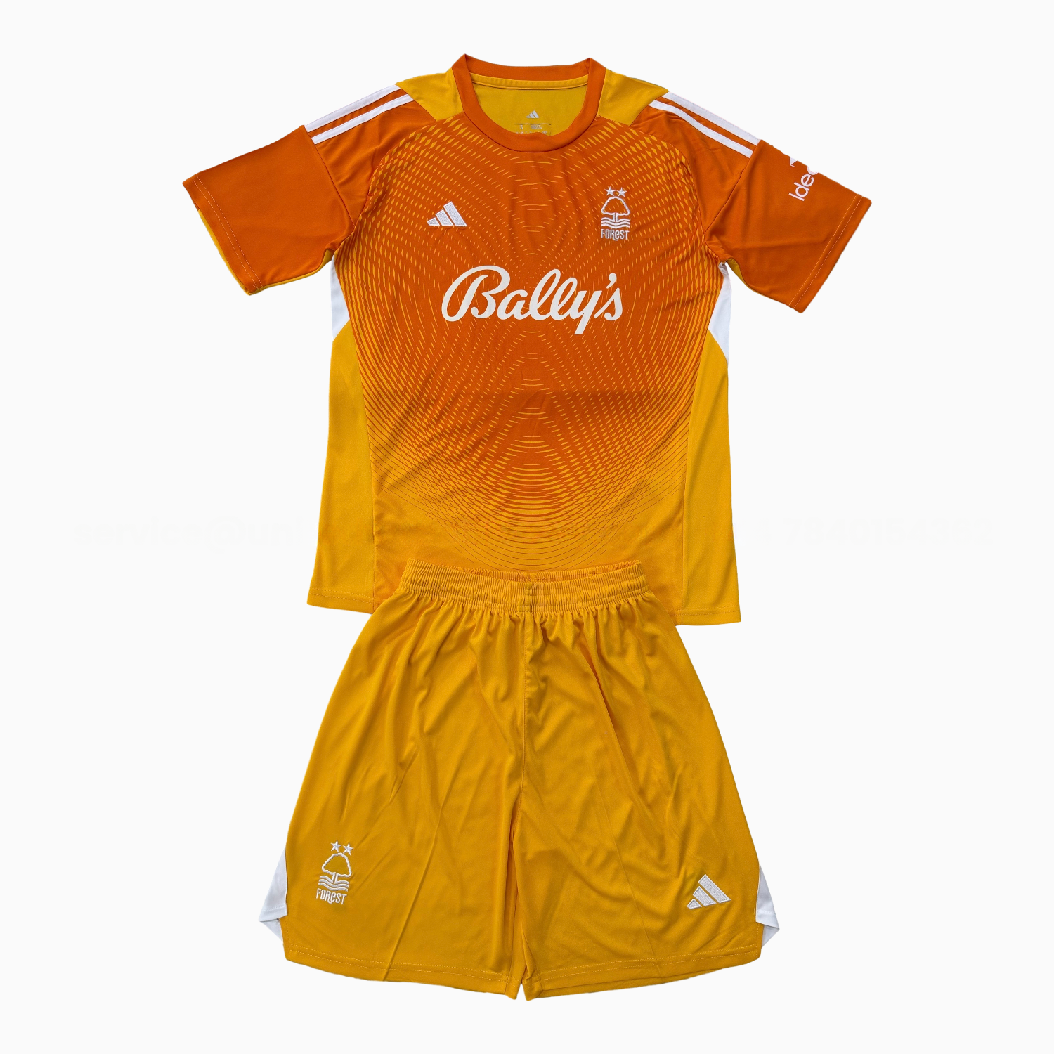 Nottingham Forest 25-26 Orange Goalkeeper Men's Adult Jersey Set - Fans Version - UnitedFutballJersey