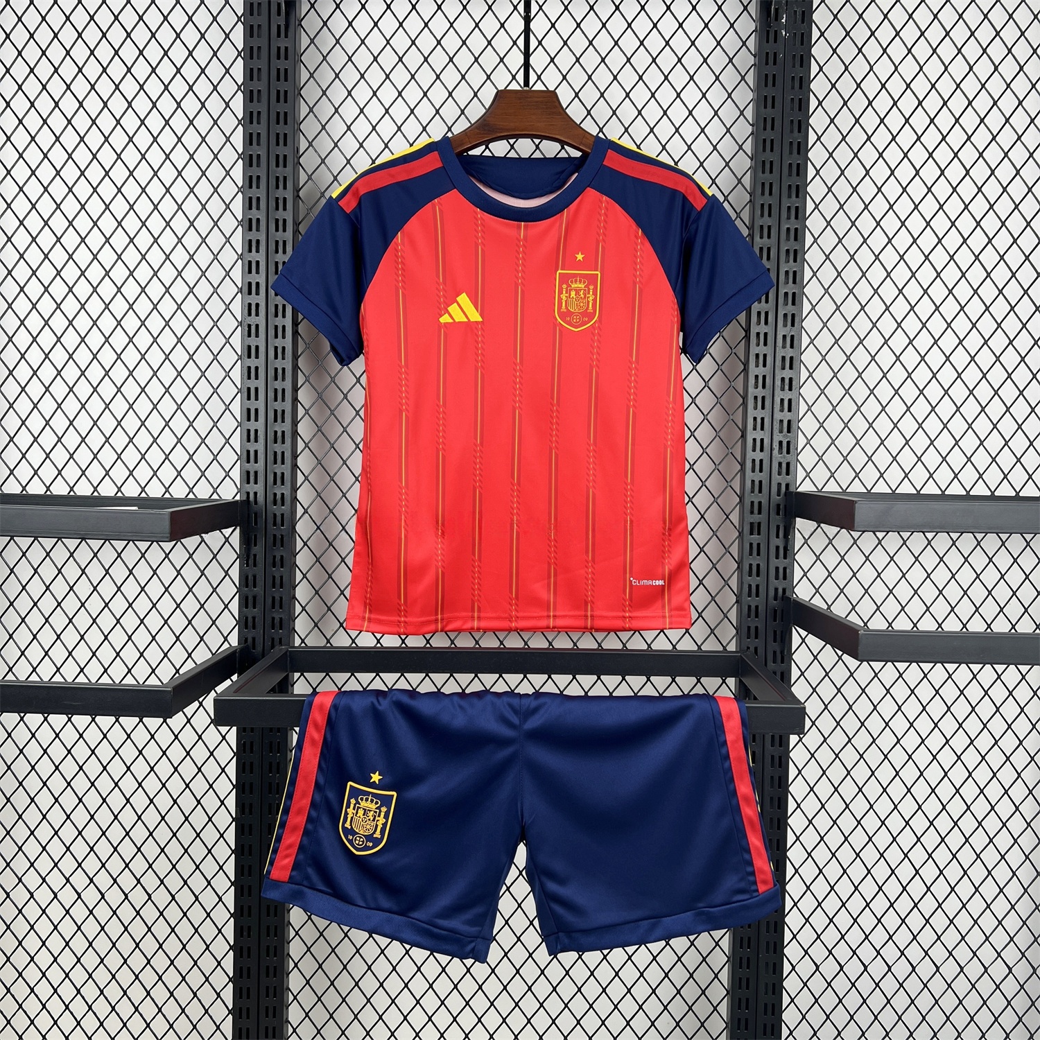 Spain 2026 Home Kids Kit - UnitedFutballJersey