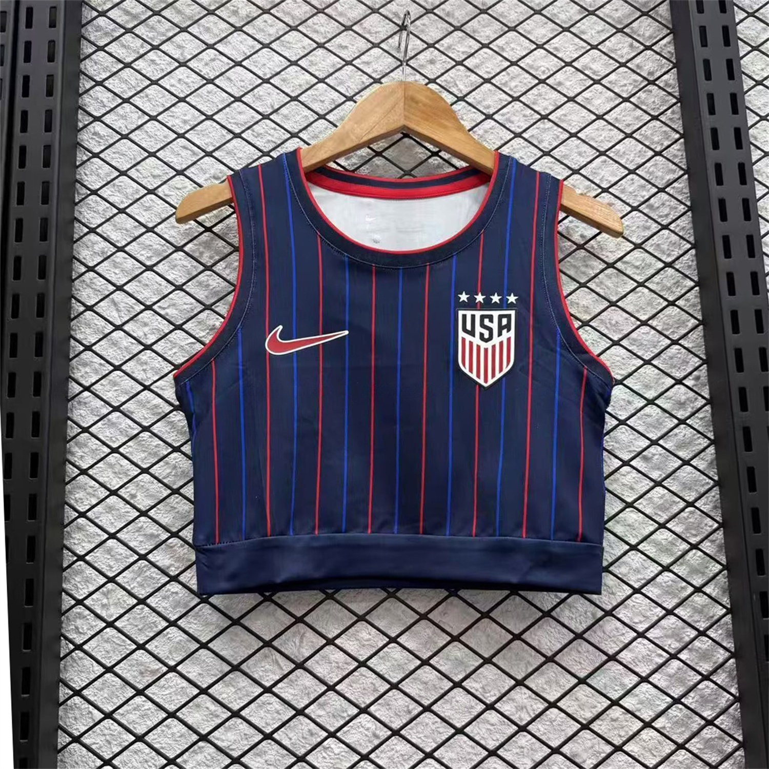Women's United States USA 25-26 Women's Team Away Yoga Vest - UnitedFutballJersey