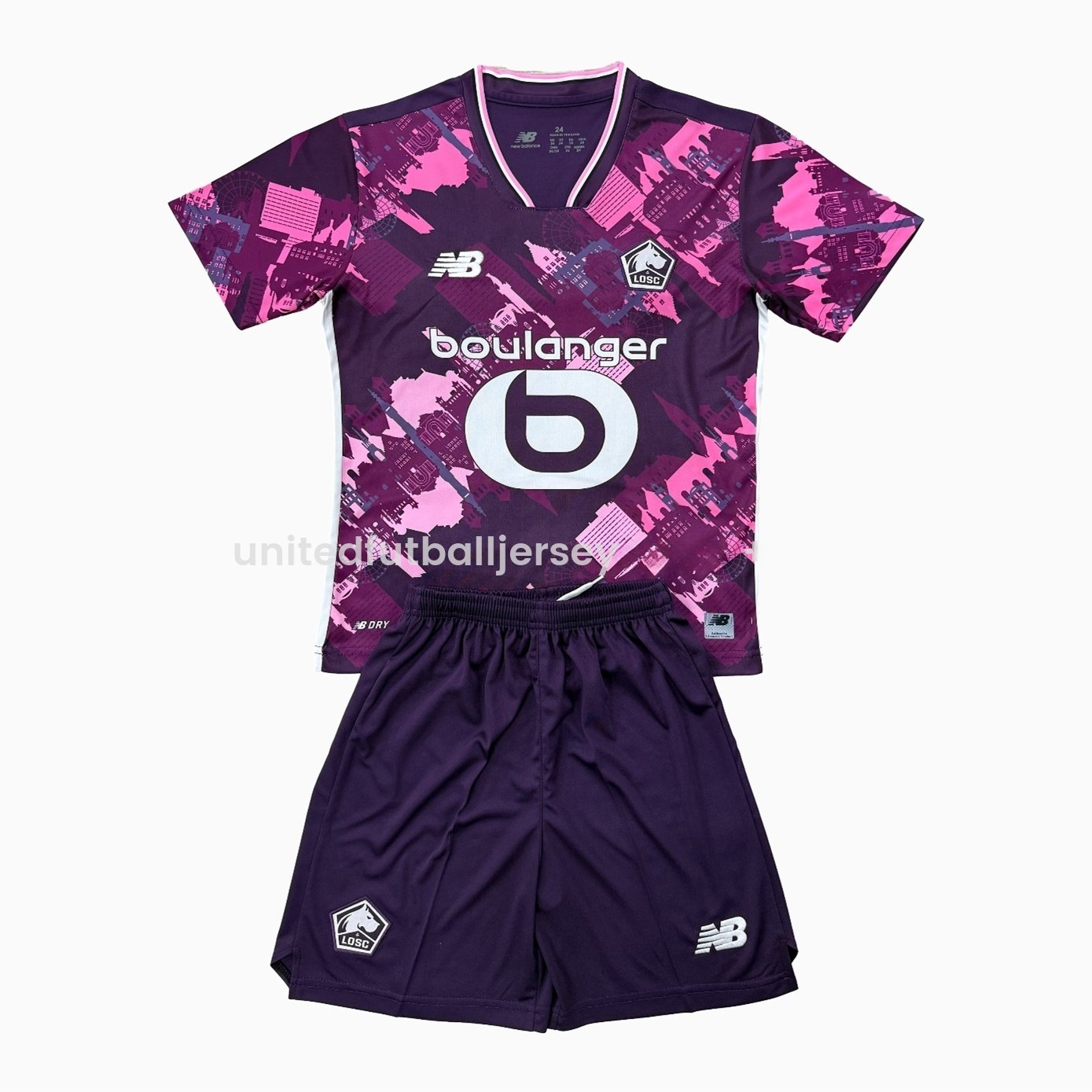 Lille 25-26 Fourth Men's Adult Jersey Set - Fans Version - UnitedFutballJersey