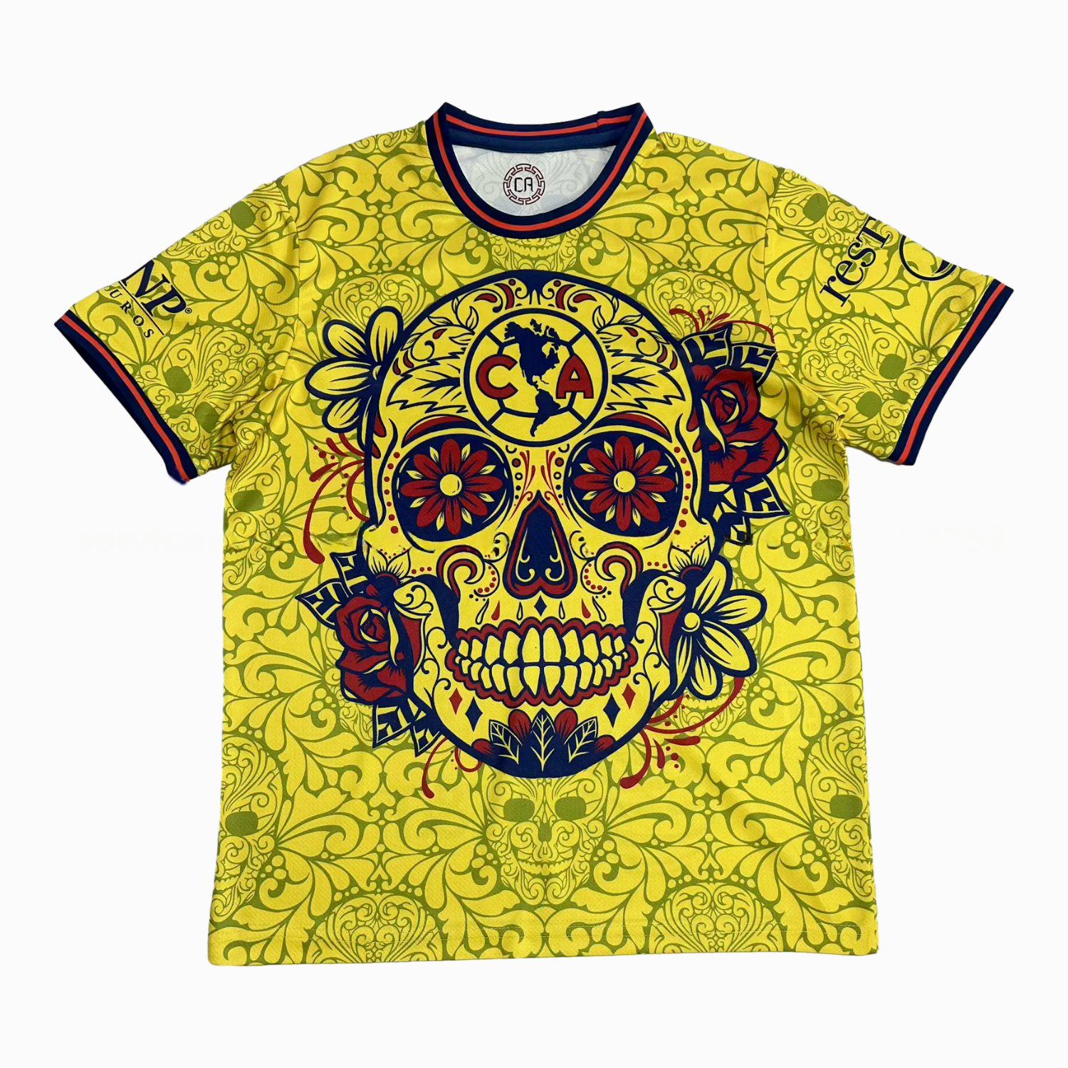 Club América 25-26 Día de Muertos Yellow Jersey - Fans Version - UnitedFutballJersey