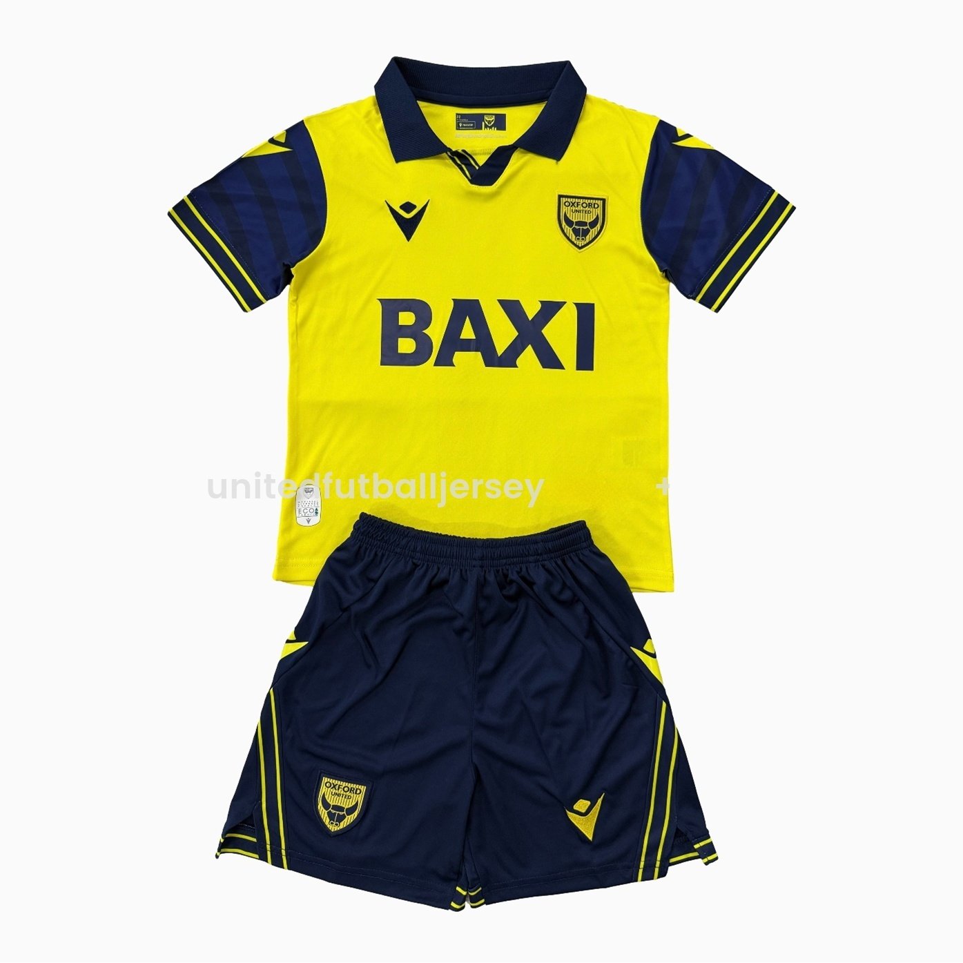 Oxford United 25-26 Home Men's Adult Jersey Set - Fans Version - UnitedFutballJersey